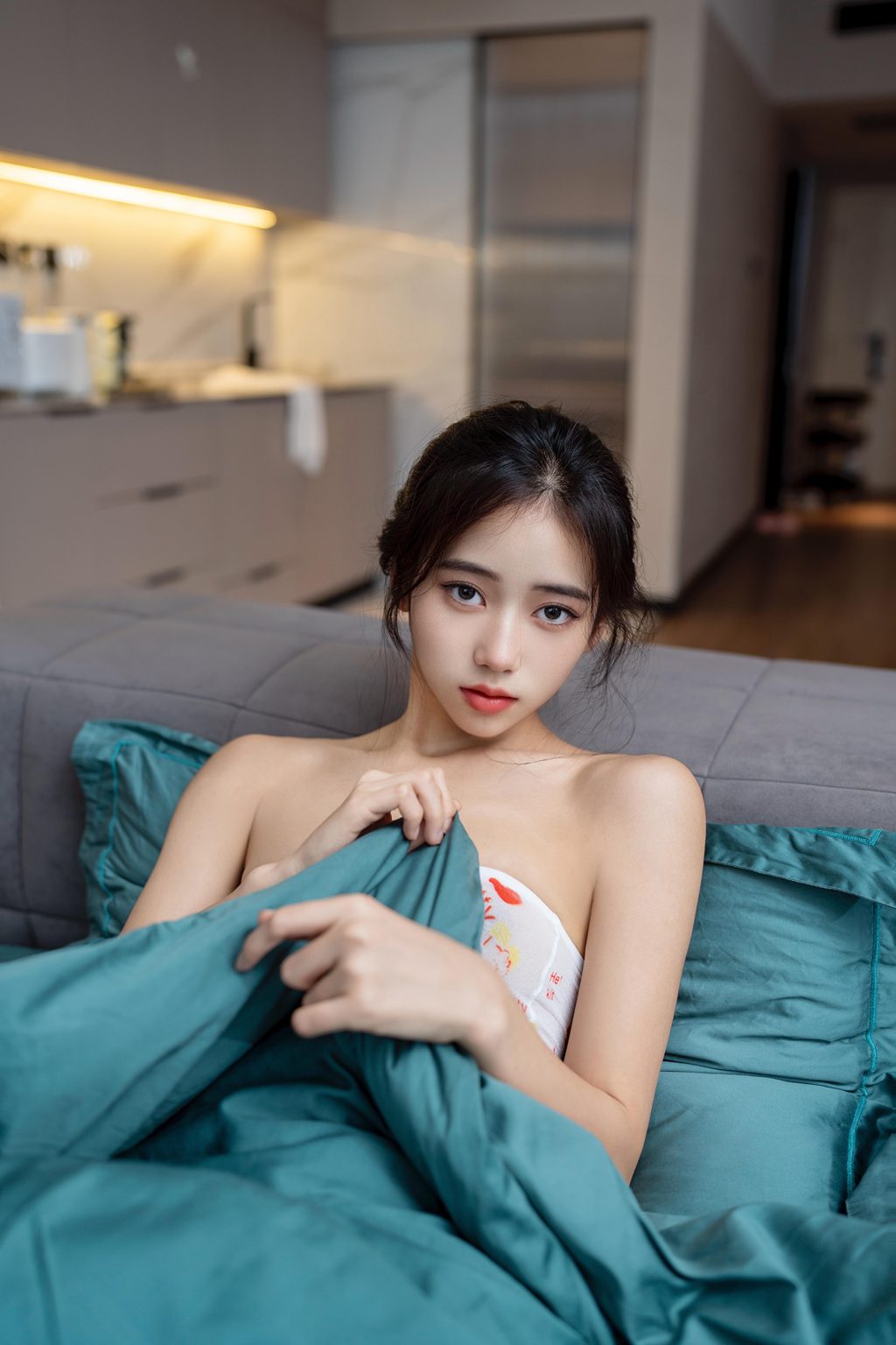秀人模特@时安安 内购无水印 新人首秀 白丝童真装 [115P/1.10G] 年费专享-第2张