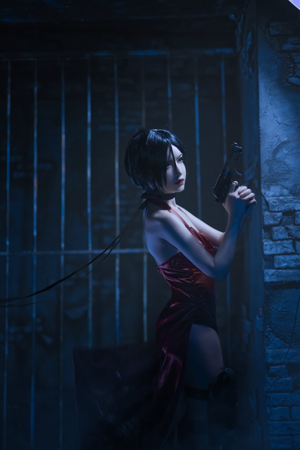 人气动漫Coser@Shika小鹿鹿 艾达王旗袍[14P-140M] 网红写真-第1张