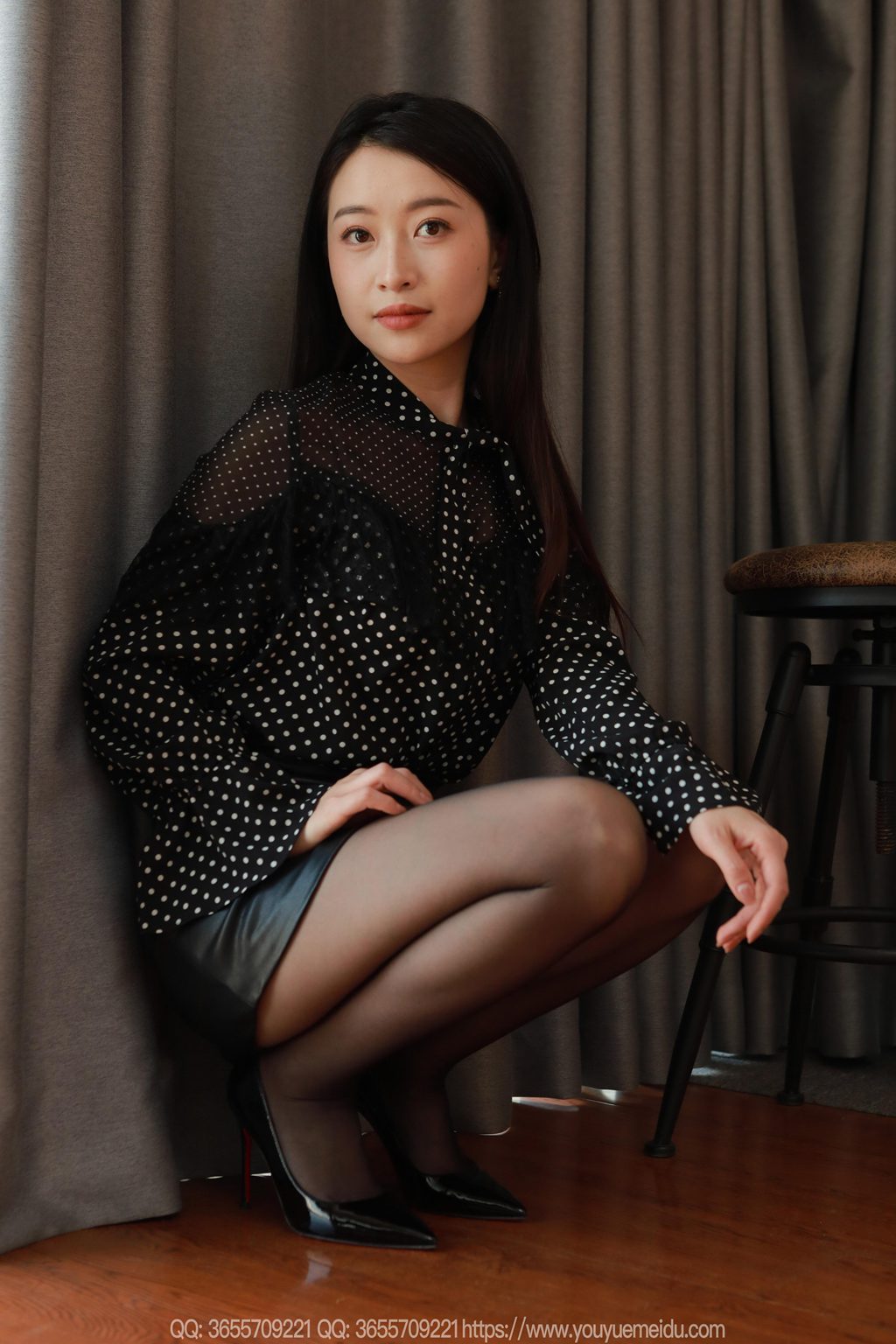 [IESS异思趣向] 2025.04.03 丝享家 2018 小婕《半透波点衫（下）》[87P/79MB] IESS异思趣向-第2张