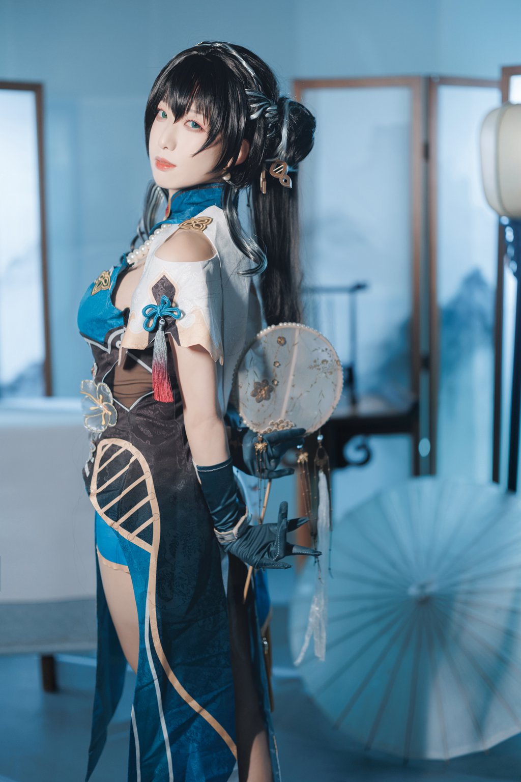 动漫博主@封疆疆 崩坏：星穹铁道 阮梅[32P-419M] 网红写真-第1张