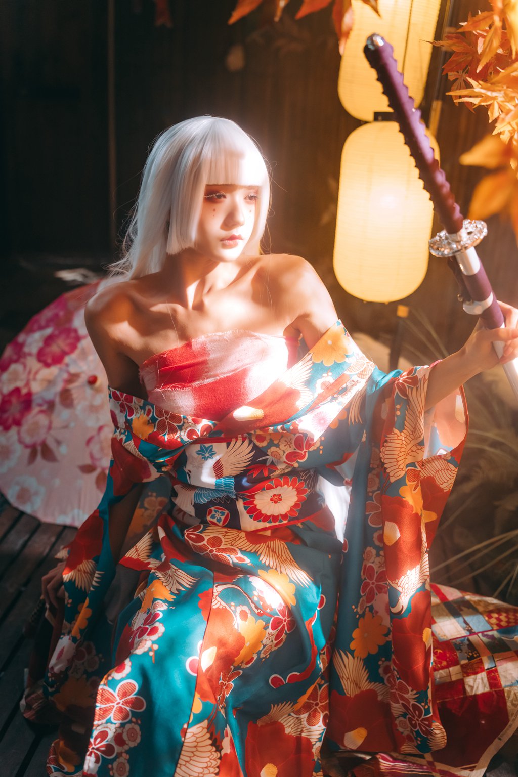 人气Coser@兔子Zzz不吃胡萝卜  枫与刀[38P-208.1M] 网红写真-第1张