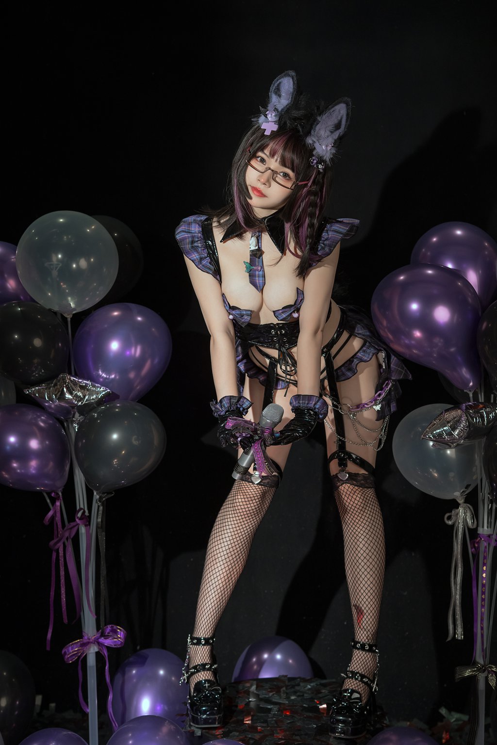 网紅Coser@七月喵子-幻想兽娘集-月食本-纳菲[20P-272M] 网红写真-第1张