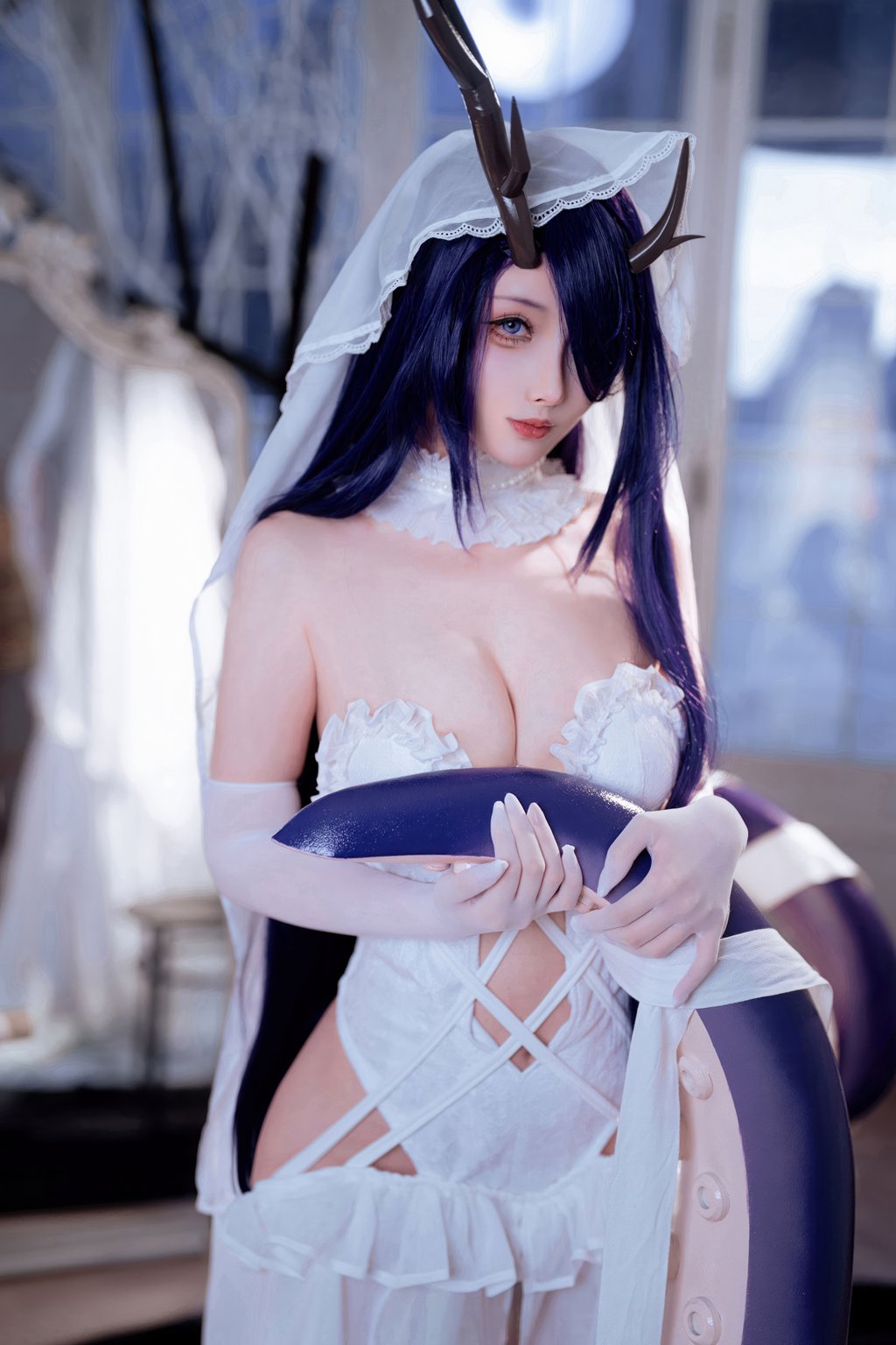 知名动漫Coser@rioko凉凉子 碧蓝航线 金鹿号 [40P/251MB] 网红写真-第1张