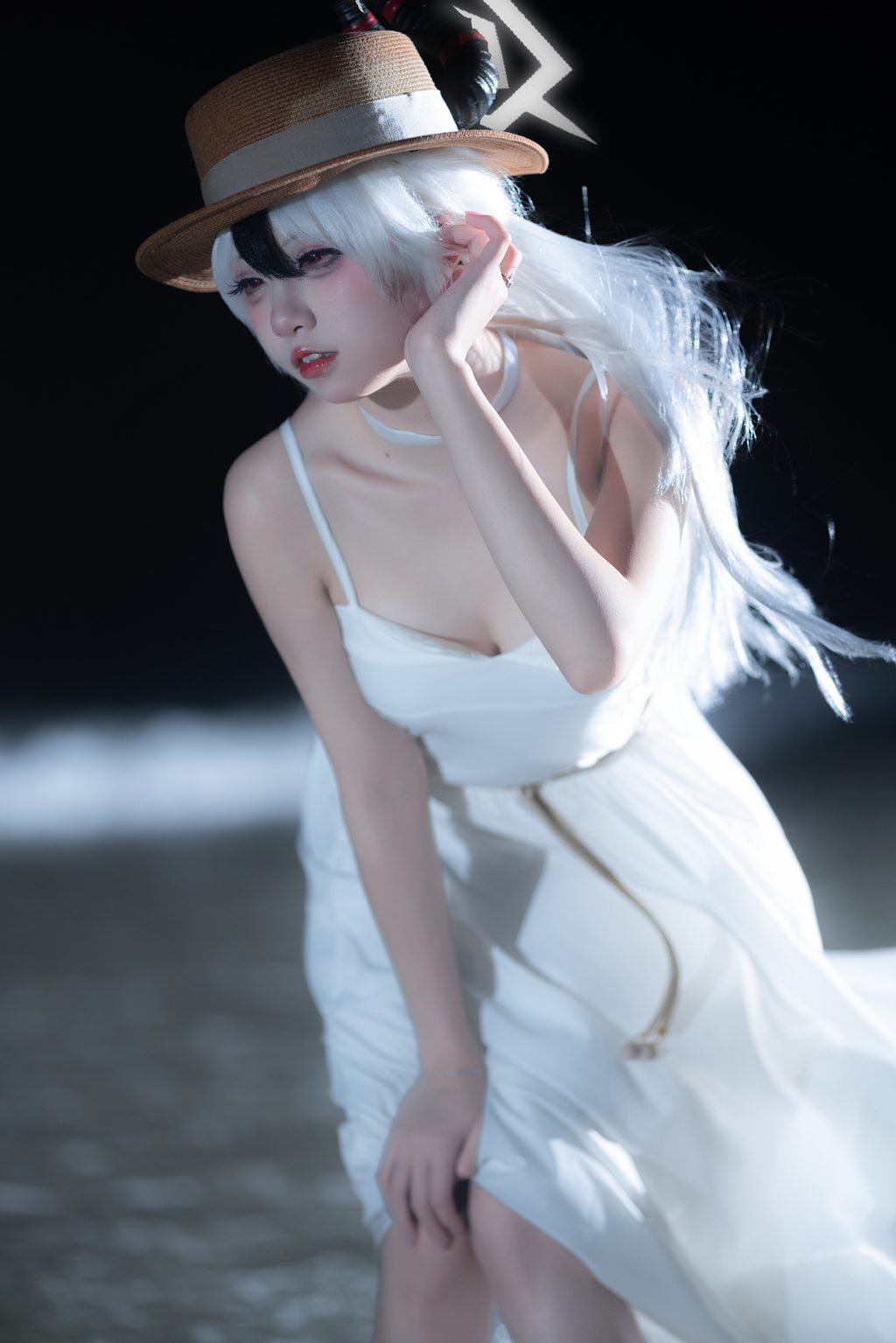 网红Coser@纸悦Etsu_ko –加代子白裙[20P-196M] 网红写真-第1张