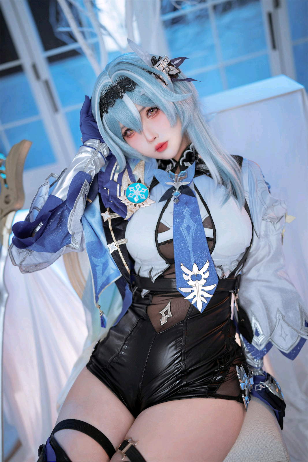 知名动漫Coser@rioko凉凉子 优菈浪花骑士 [76P/72MB] 网红写真-第1张