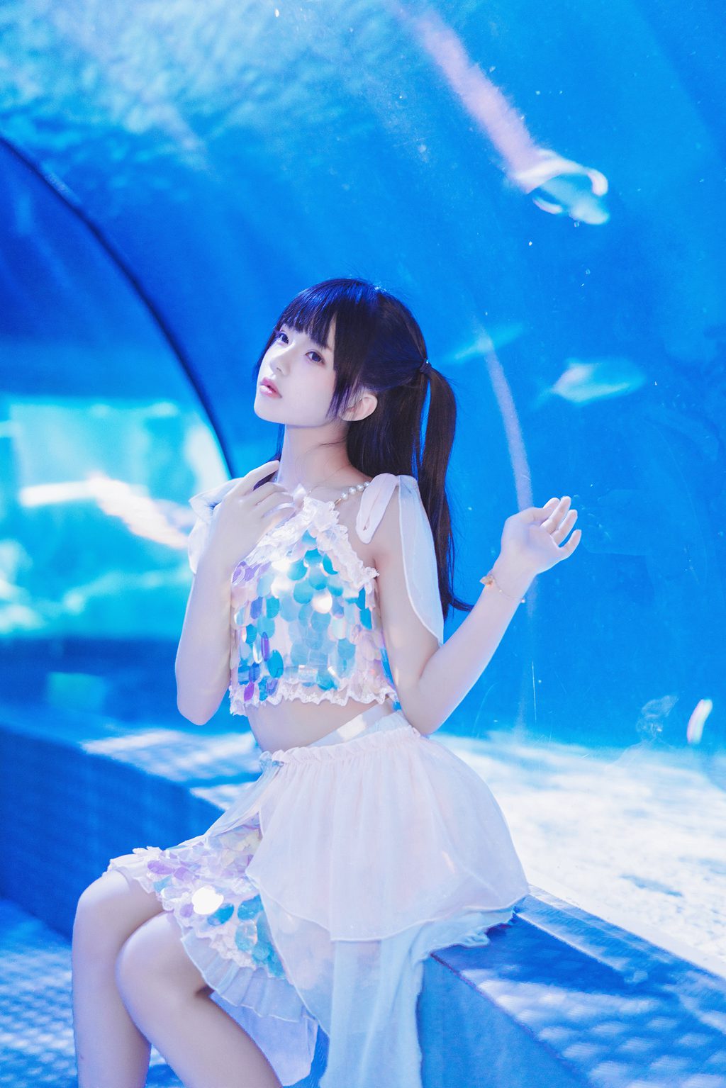 人气Coser@桜桃喵 水族馆 [15P/160MB] 网红写真-第1张