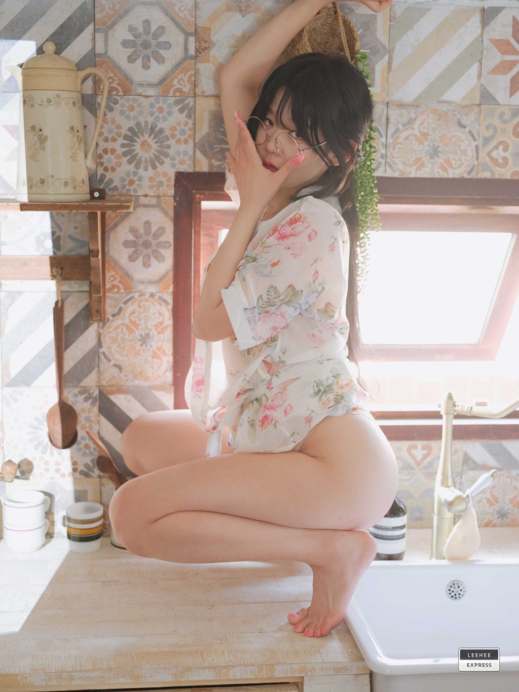 韩模写真@LeeheeExpress – NO.331 LEHF-214B Zia (지아) + [65P／365MB] 其它写真-第3张