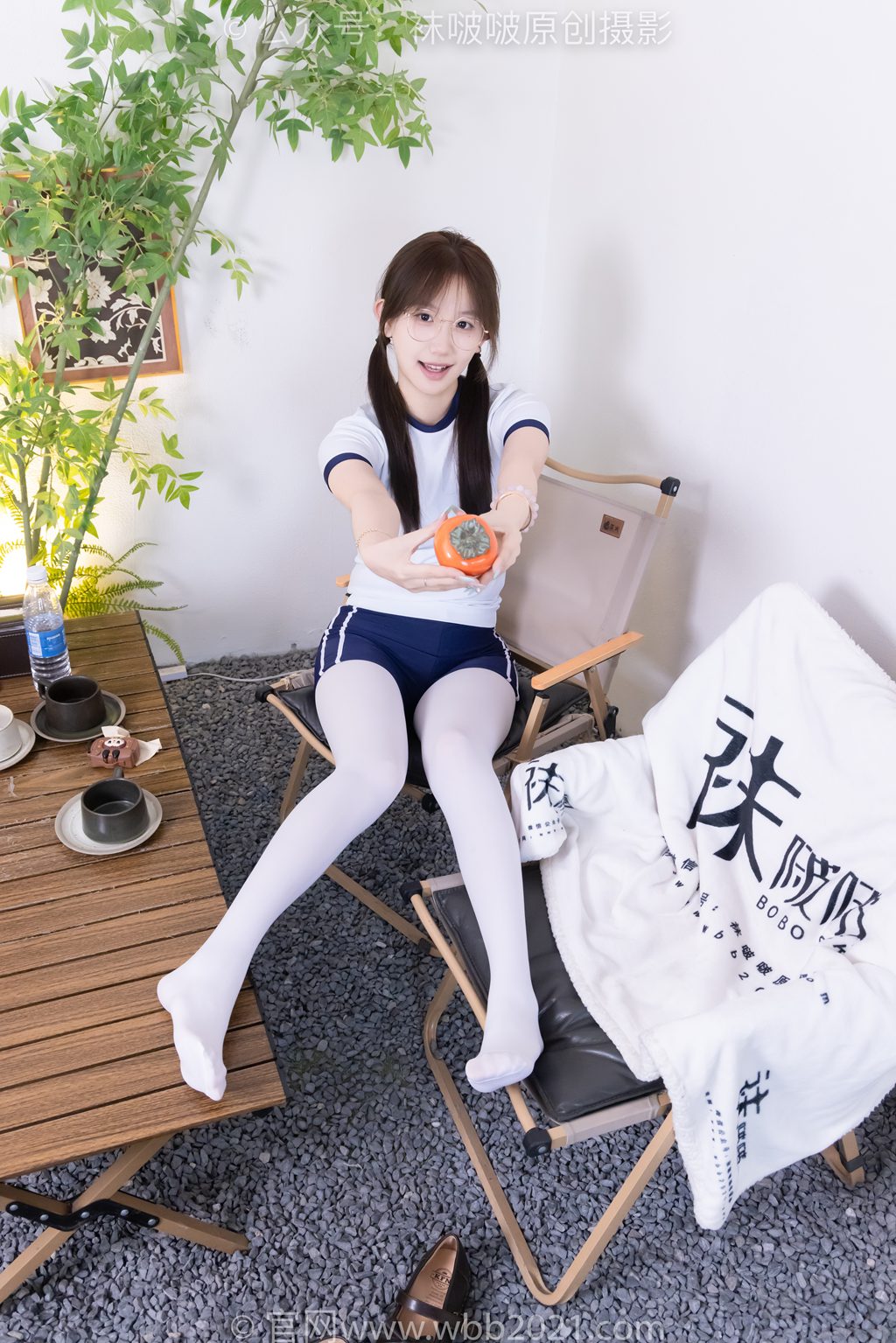[BoBoSocks袜啵啵] NO.562 香菜-体操服、皮鞋、厚白丝 [145P/1V/5.72G] 年费专享-第4张