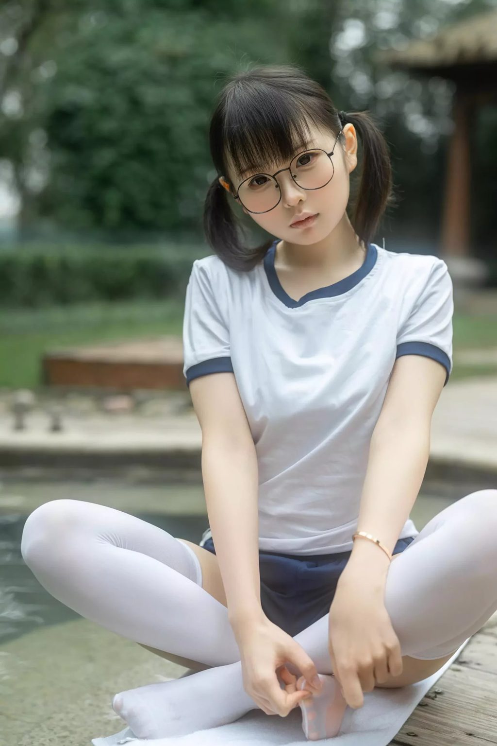 网红Coser@幼水铃衣 –温泉体操服[85P-66.1M] 网红写真-第4张