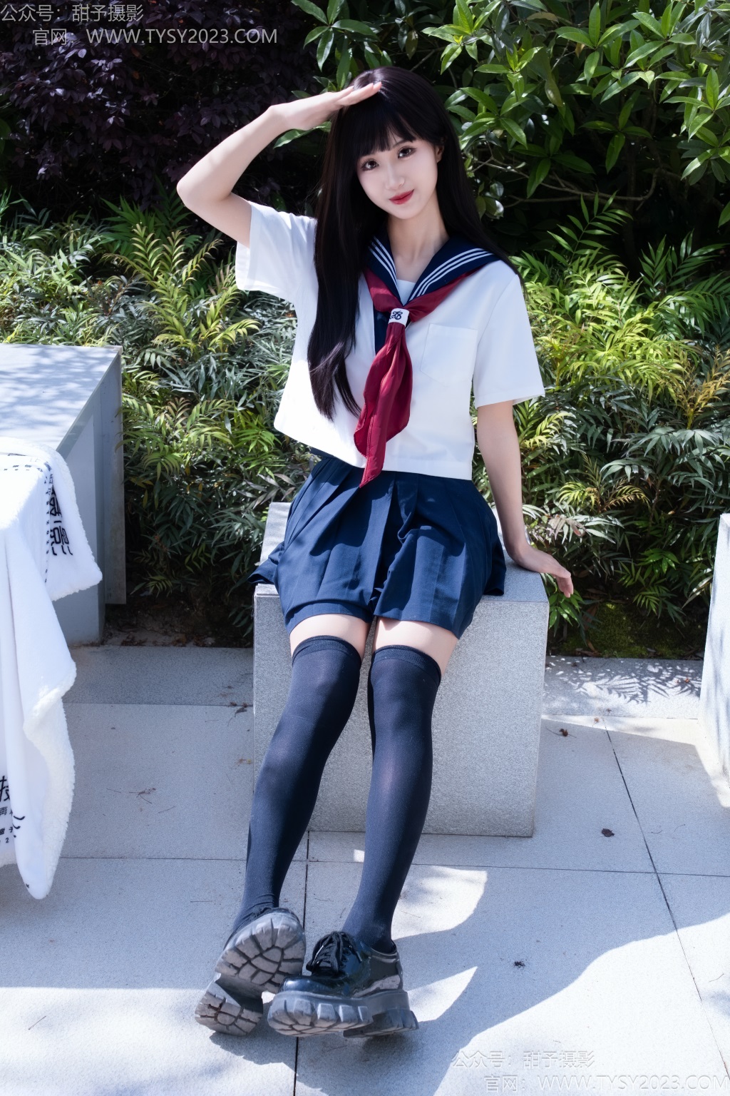 [甜予摄影] NO.193 小甜桃-皮鞋、大腿袜、裸足（完整版）[129P/2V/9.35G] 年费专享-第4张