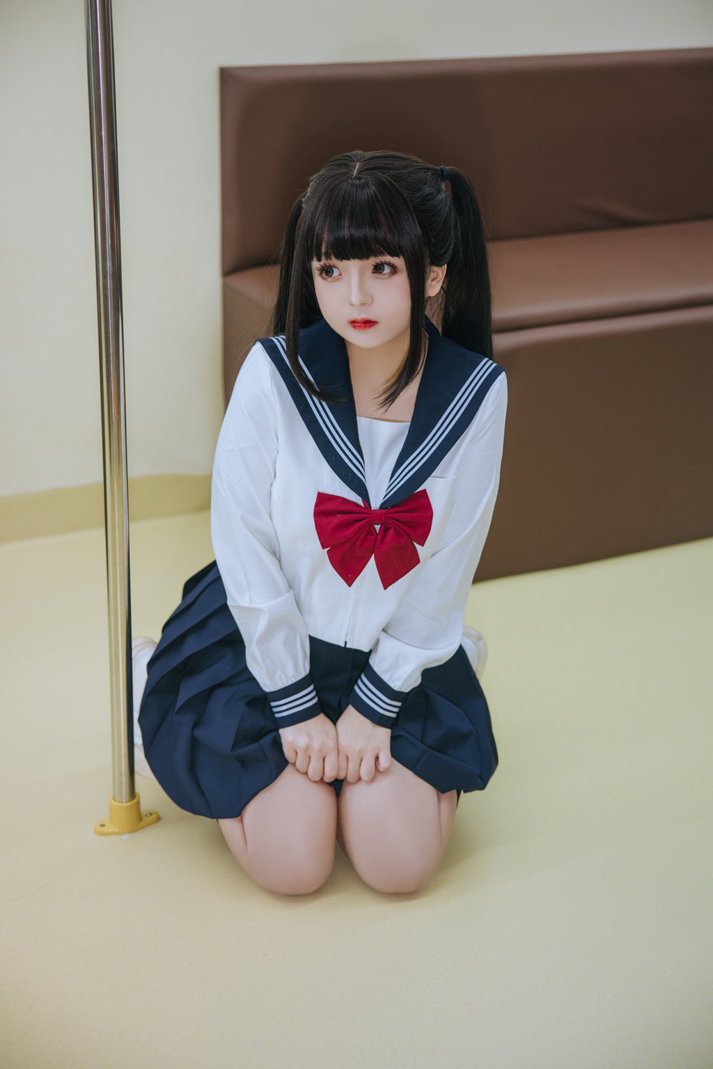 人气动漫博主@日奈娇 列车JK [140P/1.67G] 网红写真-第4张