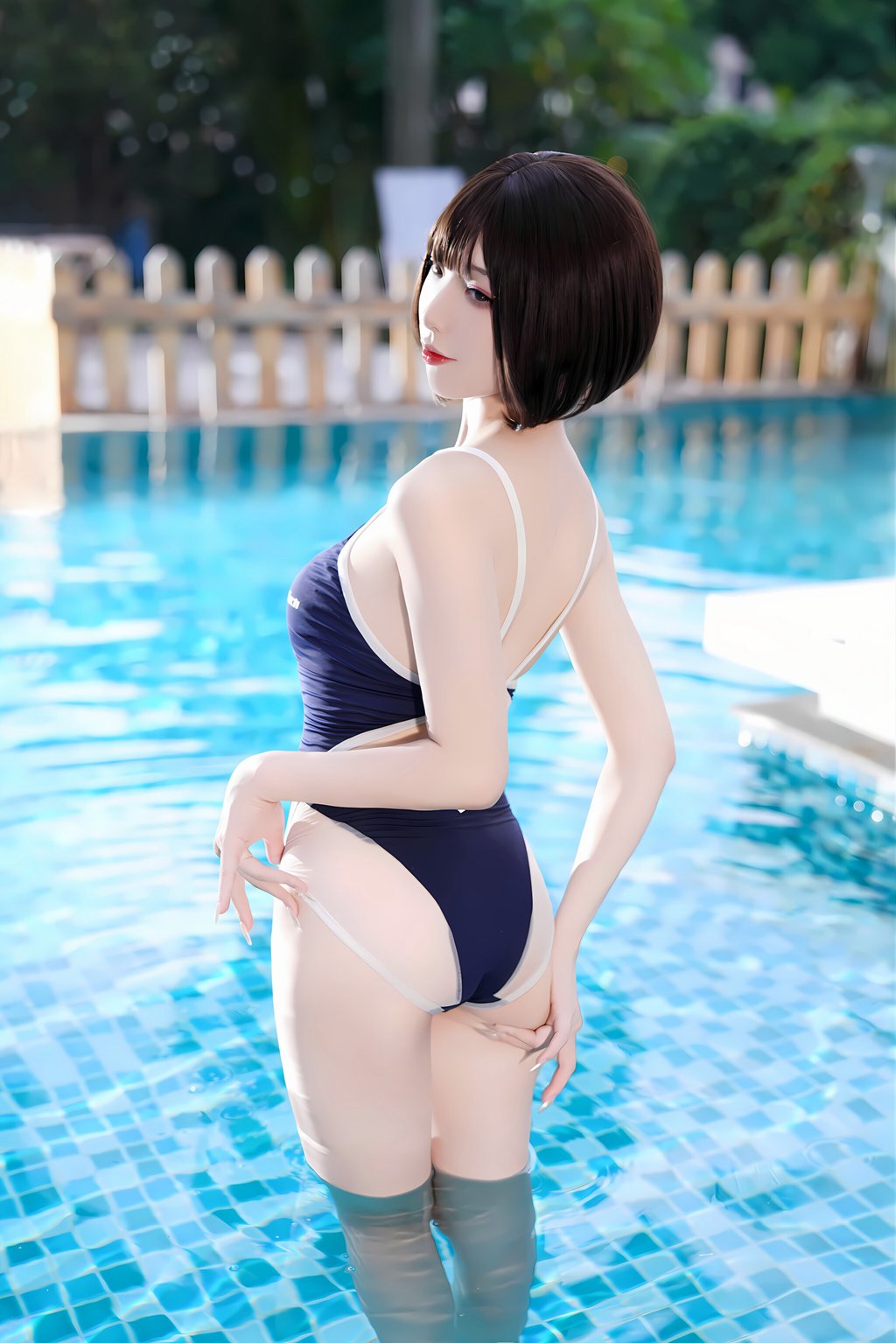 动漫博主@封疆疆 小海月 竞泳[33P-215.8M] 网红写真-第4张