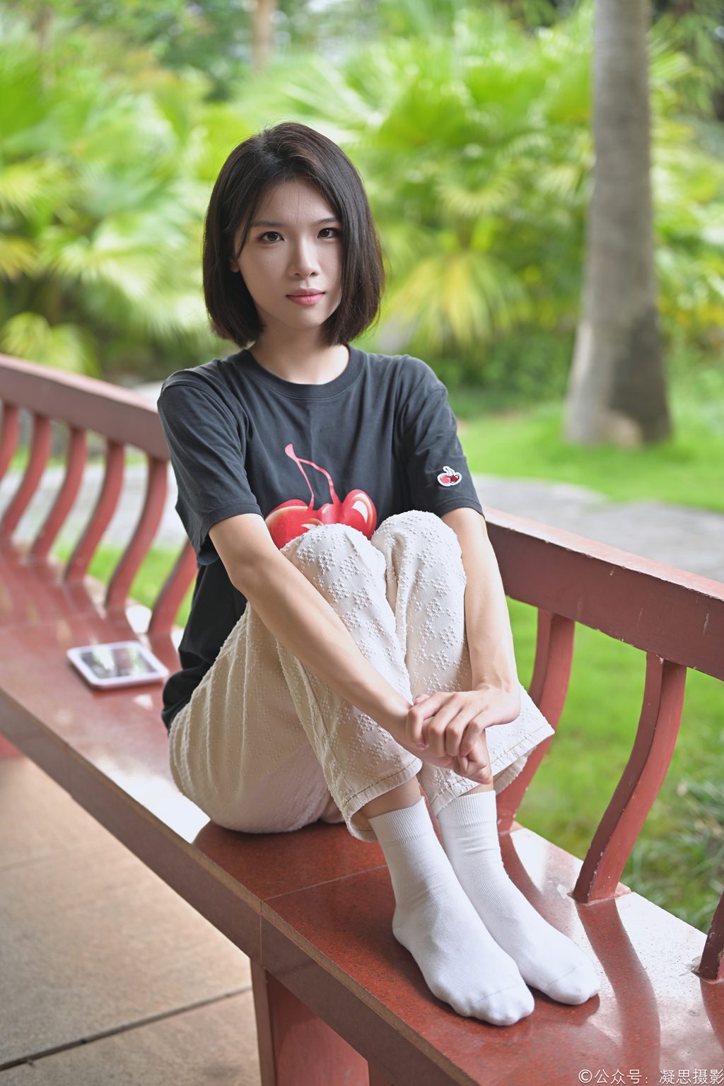 凝思摄影 NO.031期：小睿（T恤、短白袜、平底鞋） [144P/1V/5.27G] 凝思摄影-第4张