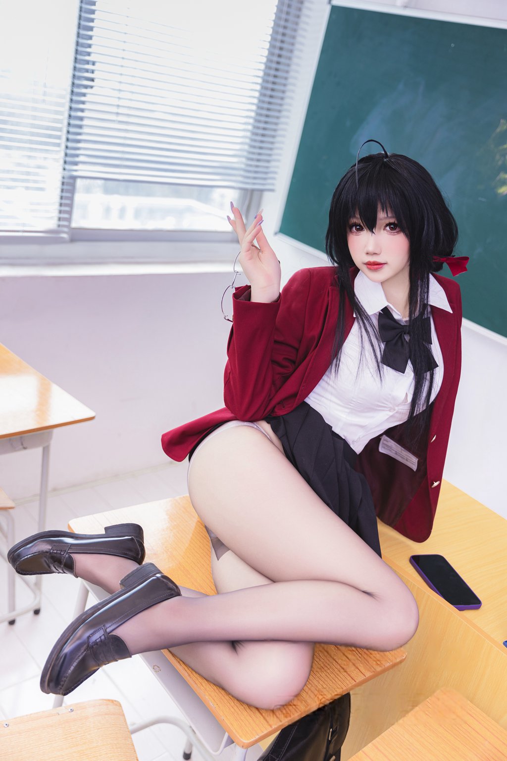 知名动漫博主@雪晴Astra 碧蓝航线 大凤 风纪委员 [80P/686MB] 网红写真-第4张