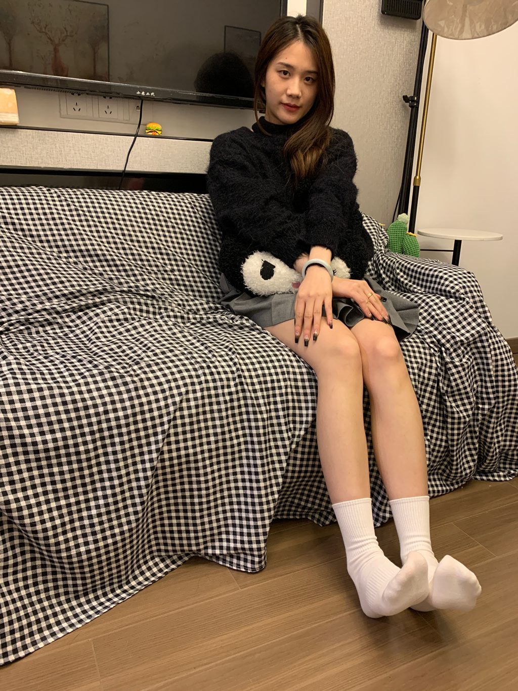 织梦映像 NO.002-双芝竞秀-妮白袜椰子鞋[74P/1V/1.5GB] 单购-第4张