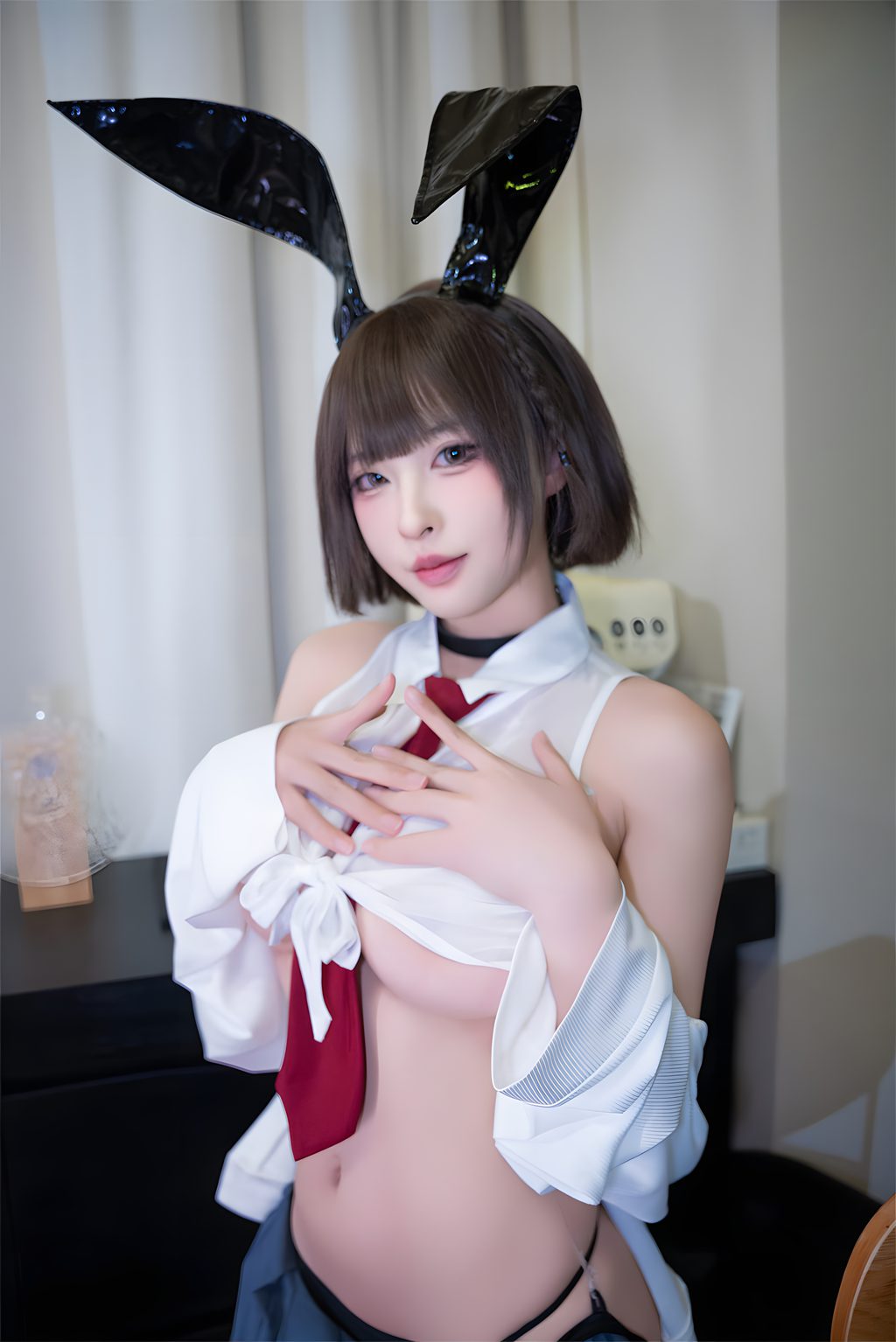 知名动漫博主@清水由乃  JK兔女郎 [59P-517MB] 网红写真-第3张