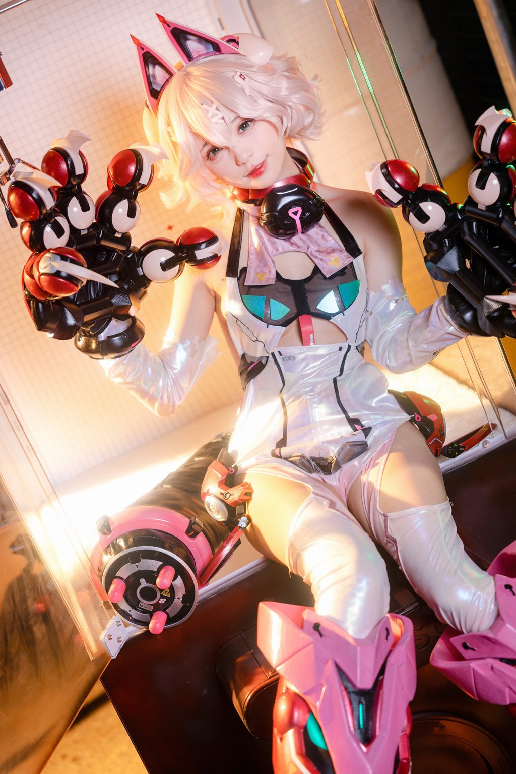 动漫博主@花铃 交错战线 绯猁机甲猫猫 [20P-171MB] 网红写真-第3张