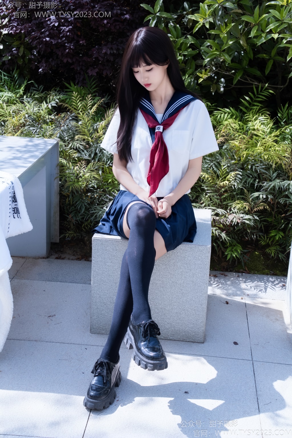 [甜予摄影] NO.193 小甜桃-皮鞋、大腿袜、裸足（完整版）[129P/2V/9.35G] 年费专享-第3张