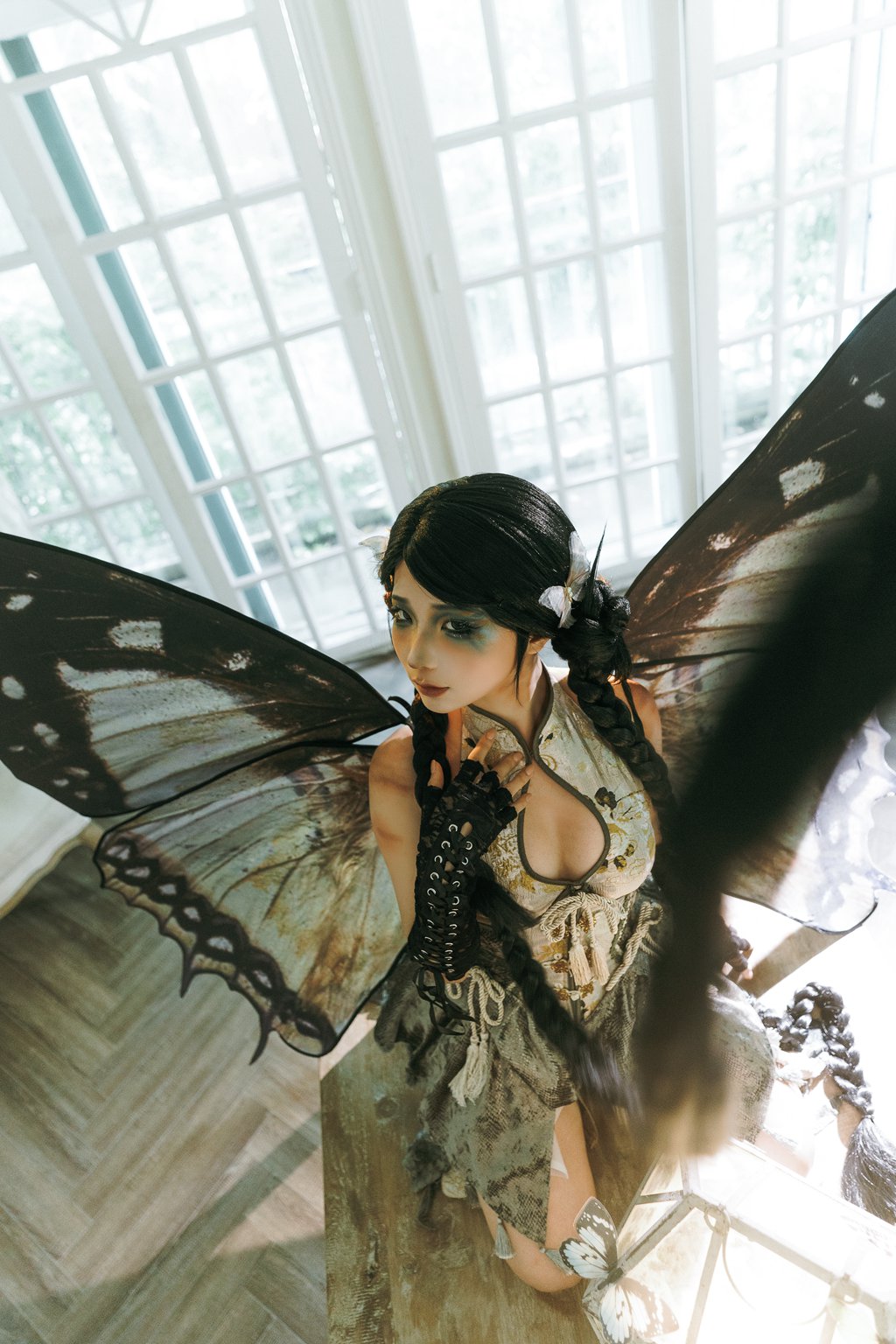 知名动漫博主@蠢沫沫《枯叶蝶》[87P/891MB] 网红写真-第3张