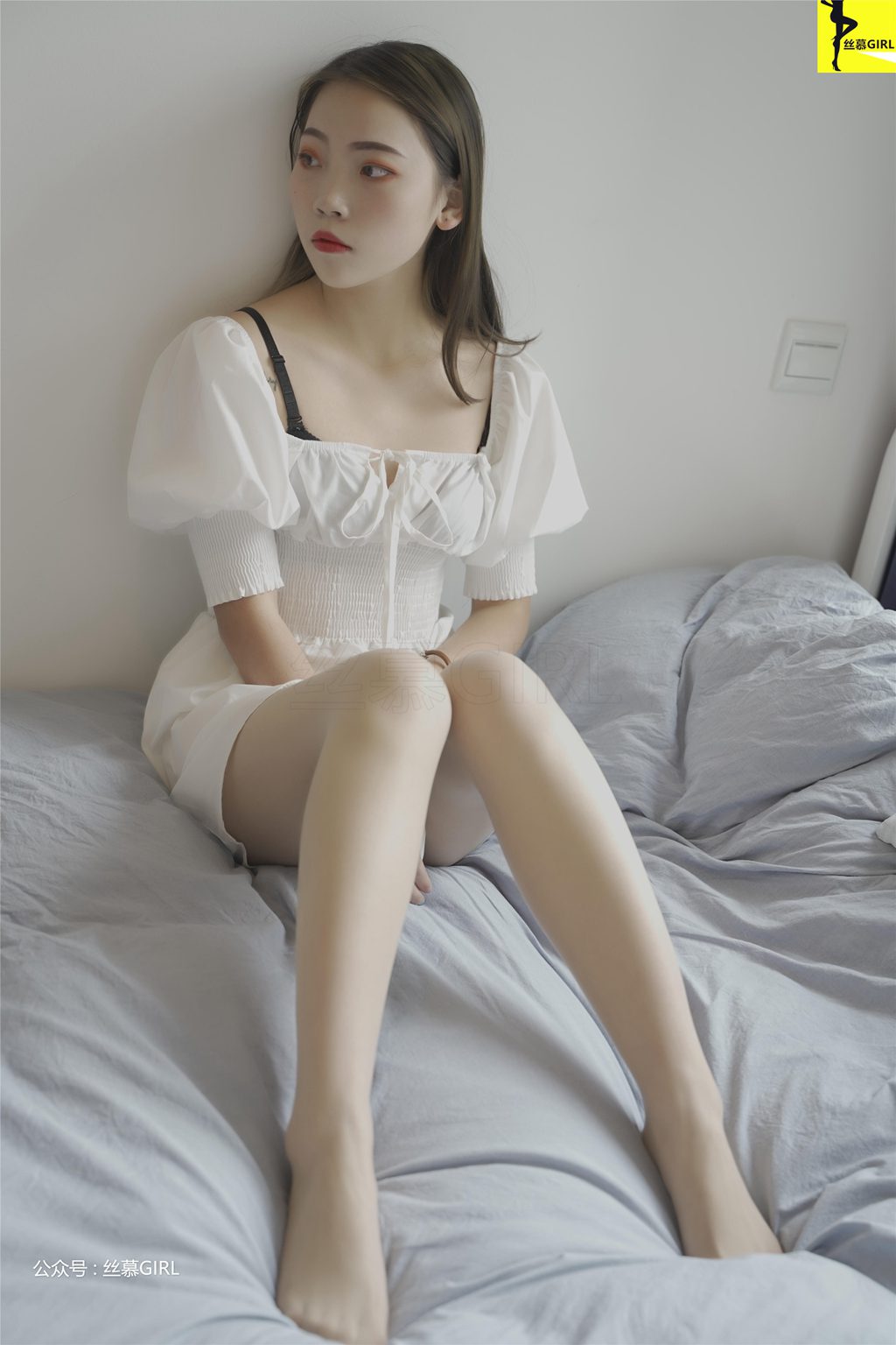 丝慕写真 旧系列 第026期 静静&Miya《白里黑还是黑里白》[82P-40M] 丝慕写真-第3张