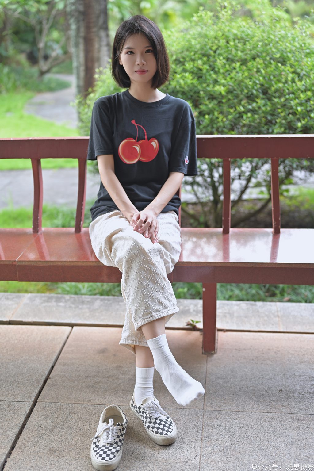 凝思摄影 NO.031期：小睿（T恤、短白袜、平底鞋） [144P/1V/5.27G] 凝思摄影-第3张