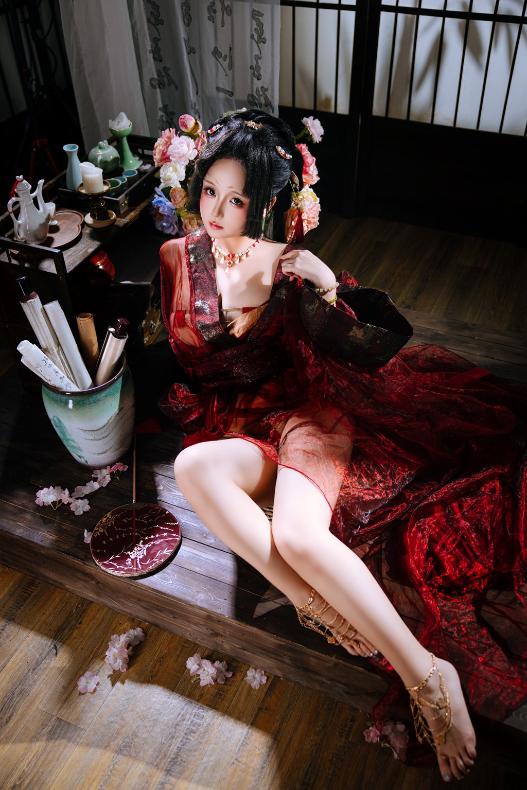 人气动漫博主@日奈娇 战国妖姬 [204P/4V/2.78G] 网红写真-第3张