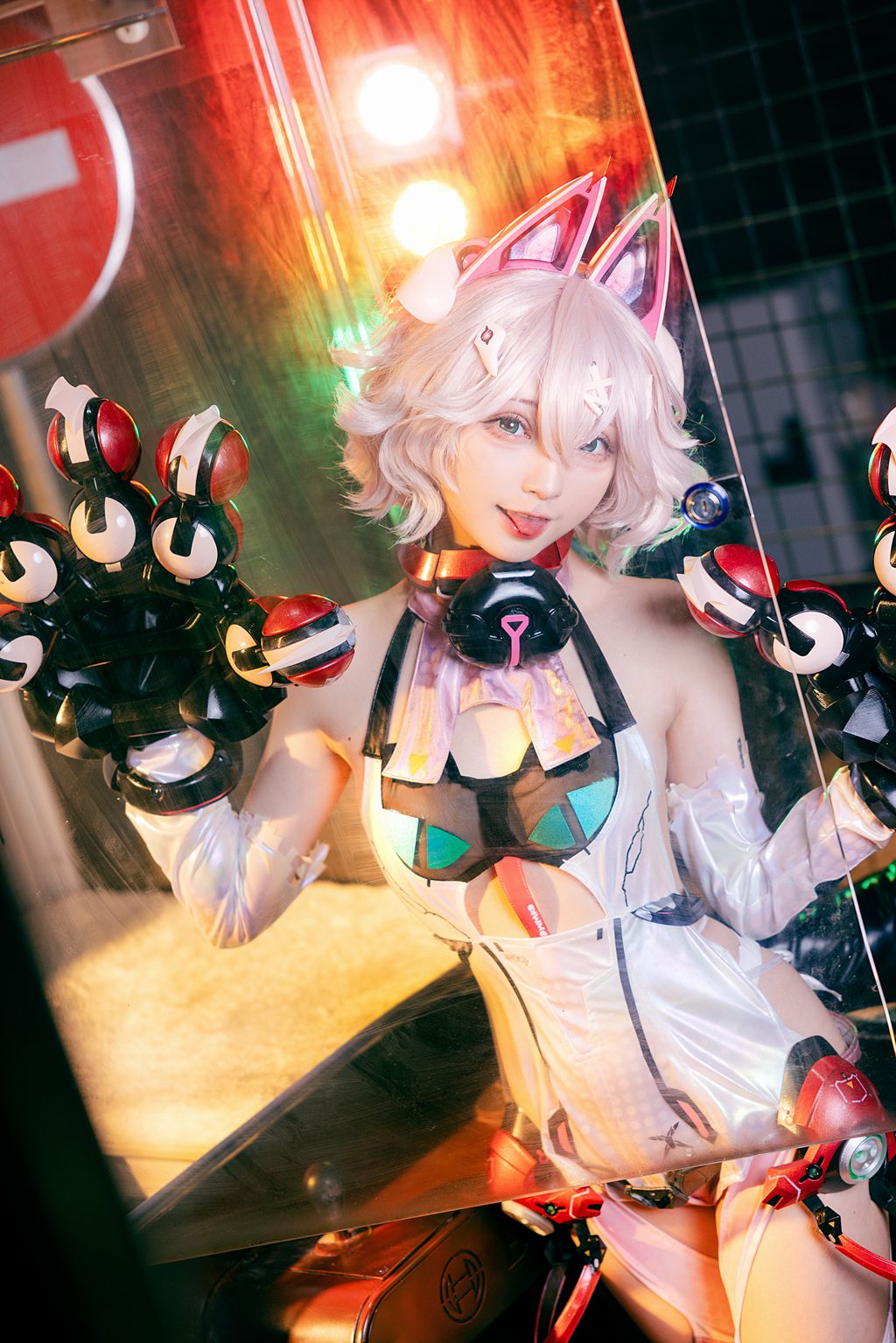 动漫博主@花铃 交错战线 绯猁机甲猫猫 [20P-171MB] 网红写真-第2张