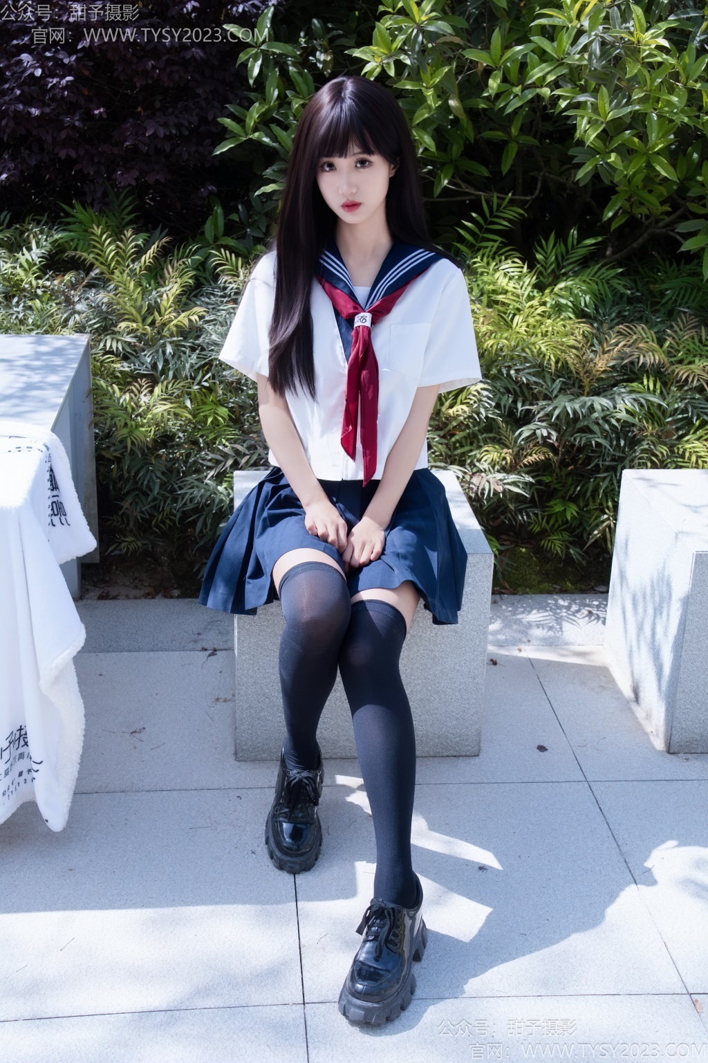 [甜予摄影] NO.193 小甜桃-皮鞋、大腿袜、裸足（完整版）[129P/2V/9.35G] 年费专享-第2张