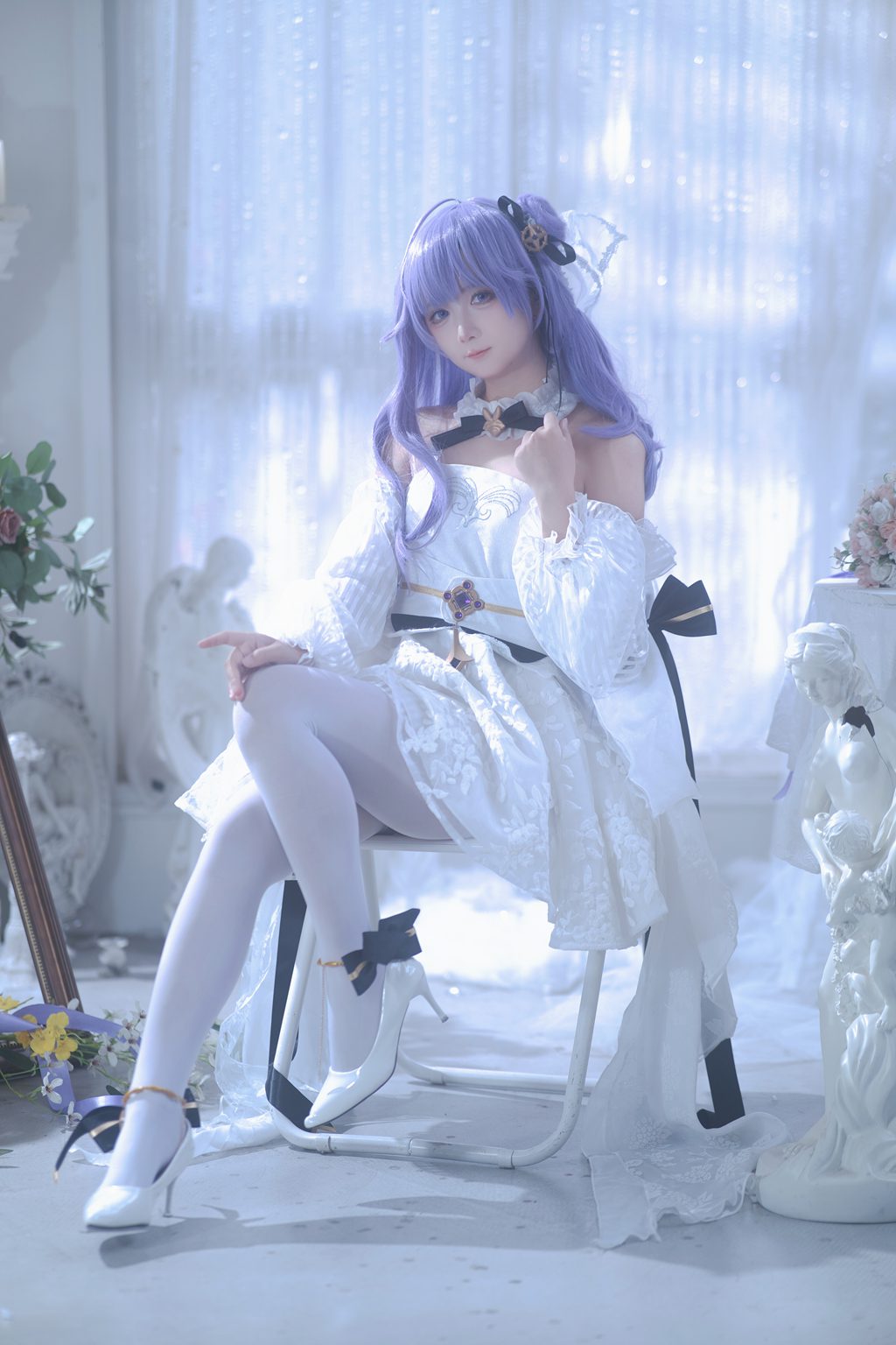 人气动漫博主@喜欢爱理吗 碧蓝航线 独角兽婚纱[31P-172.5M] 网红写真-第2张