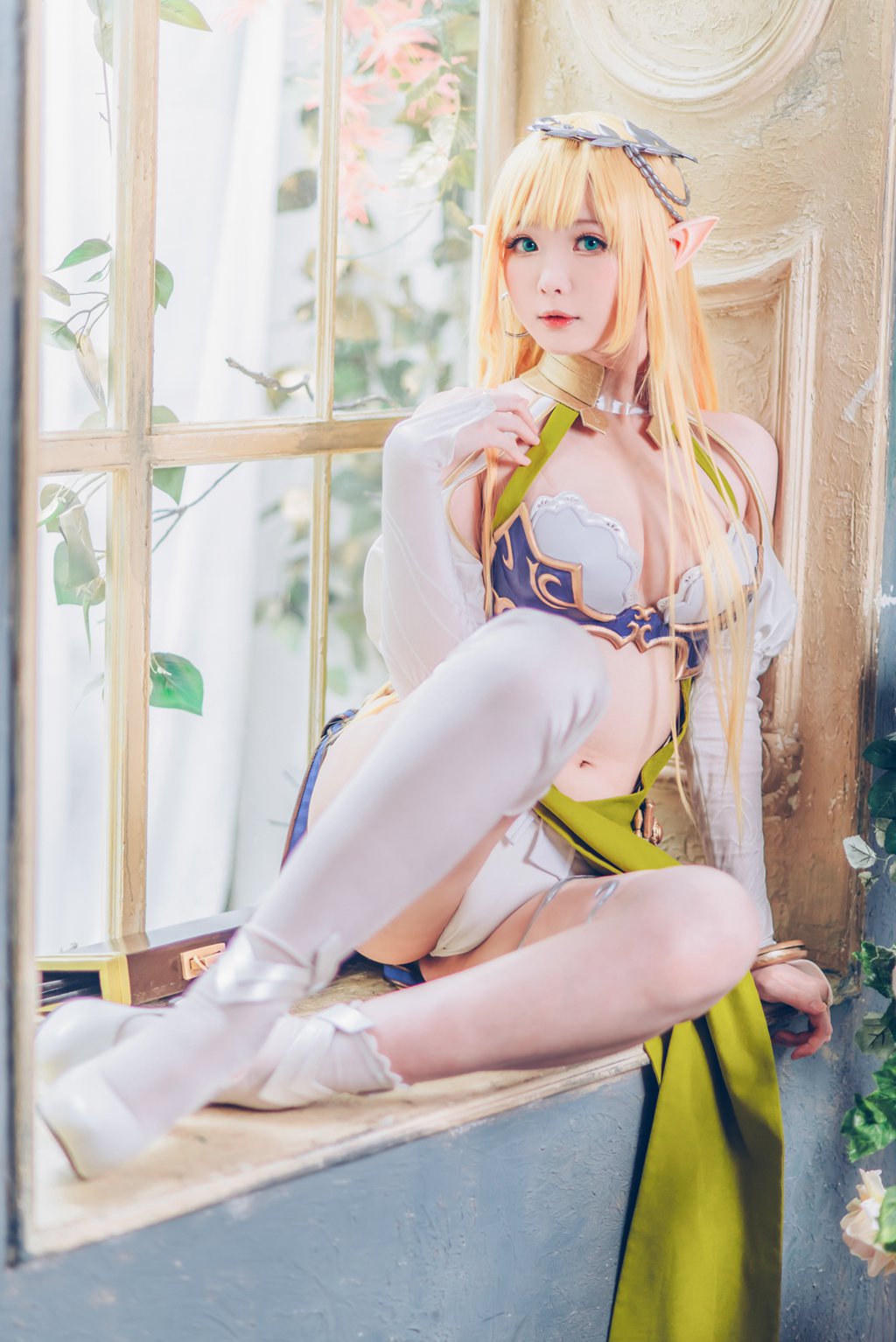 网紅Coser@霜月shimo Elf Village [99P-140MB] 网红写真-第2张