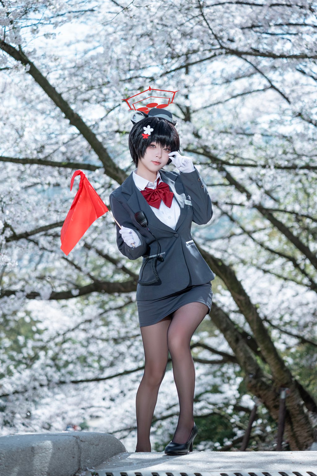 网紅Coser@矢量鱼 –椿导游 [32P-210MB] 网红写真-第3张