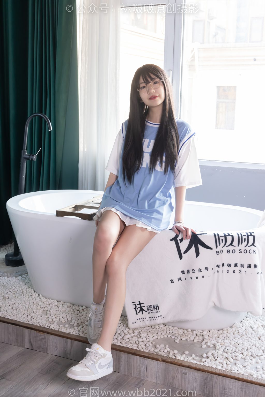 [BoBoSocks袜啵啵] NO.561 小甜豆-板鞋、短白棉袜、裸足 [155P/1V/5.38GB] 年费专享-第2张