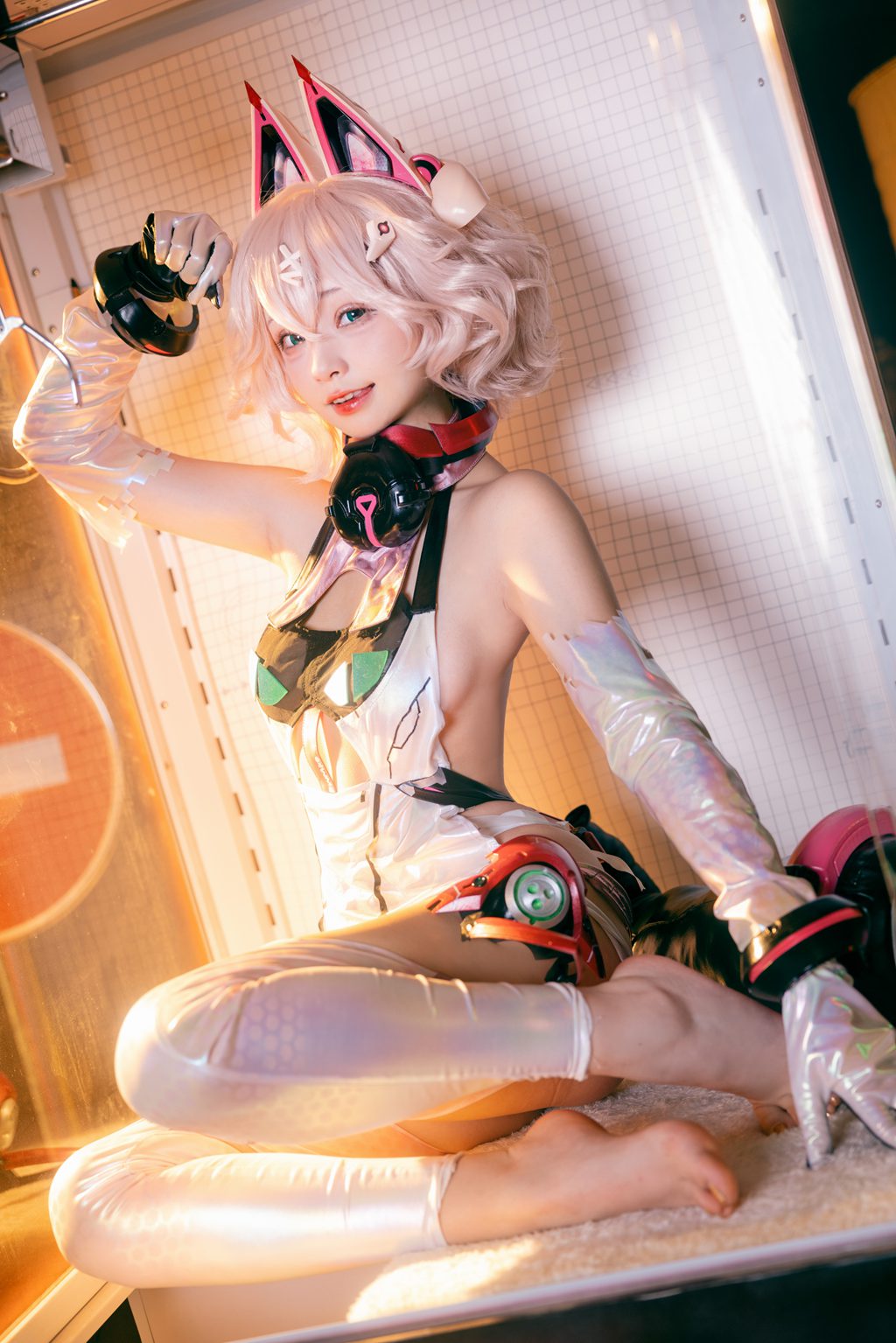 动漫博主@花铃 交错战线 绯猁机甲猫猫 [20P-171MB] 网红写真-第1张