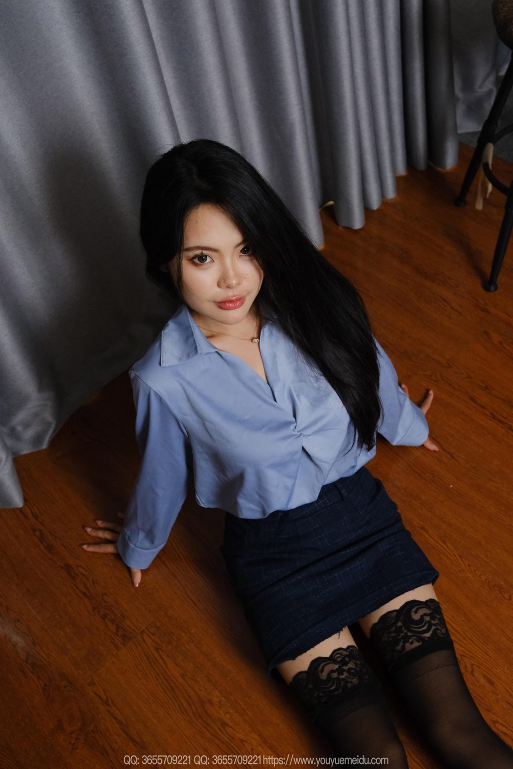 [IESS异思趣向] 2025.05.25 丝享家 2062 兔兔《蓝衣半筒袜》[86P/118MB] IESS异思趣向-第1张