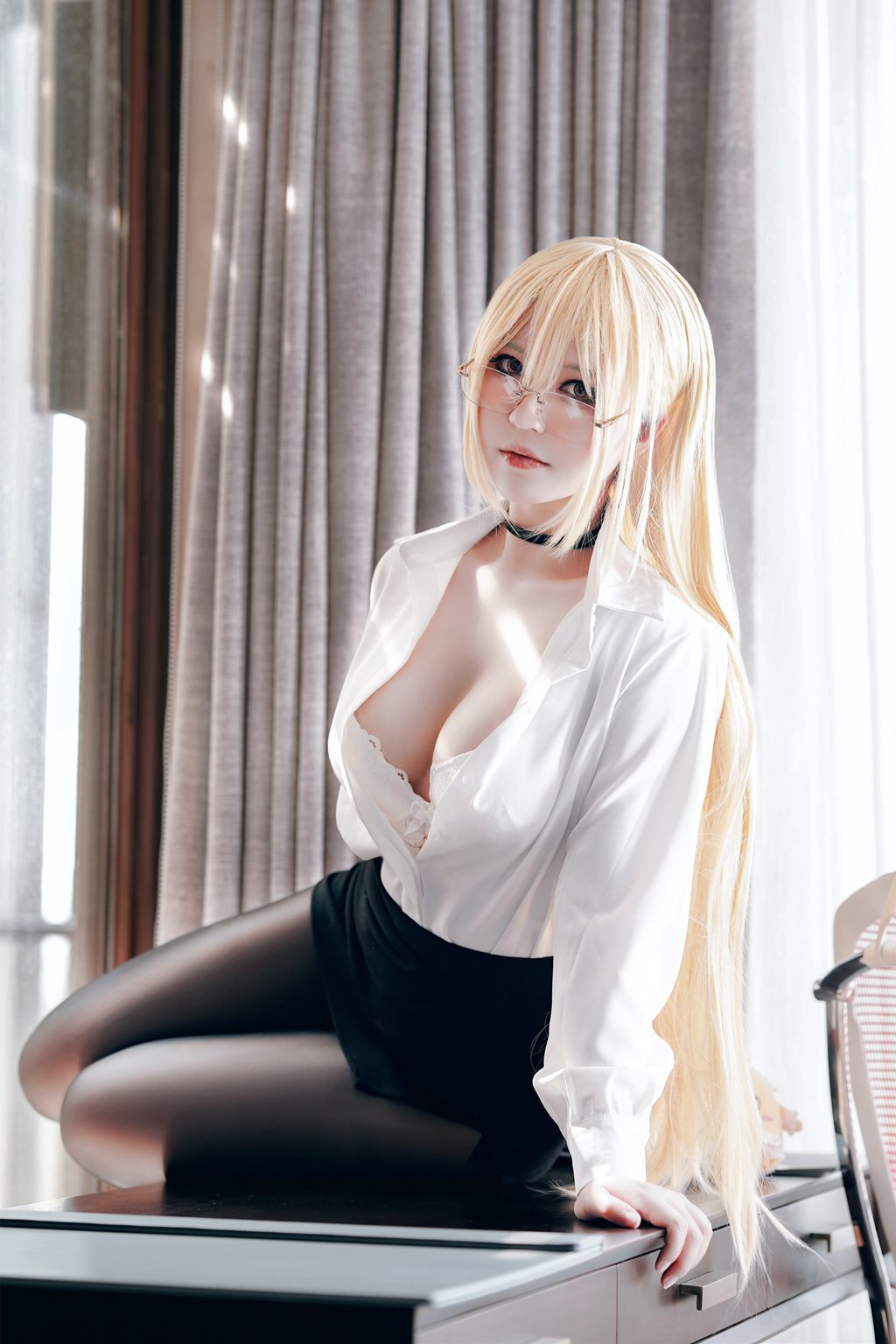 微博人气Coser@半半子 碧蓝航线 怨仇OL [55P1V-160MB] 网红写真-第1张