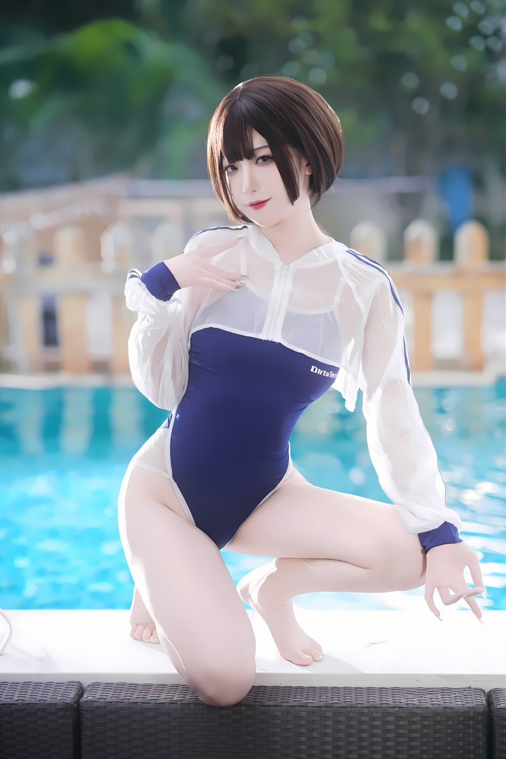 动漫博主@封疆疆 小海月 竞泳[33P-215.8M] 网红写真-第1张