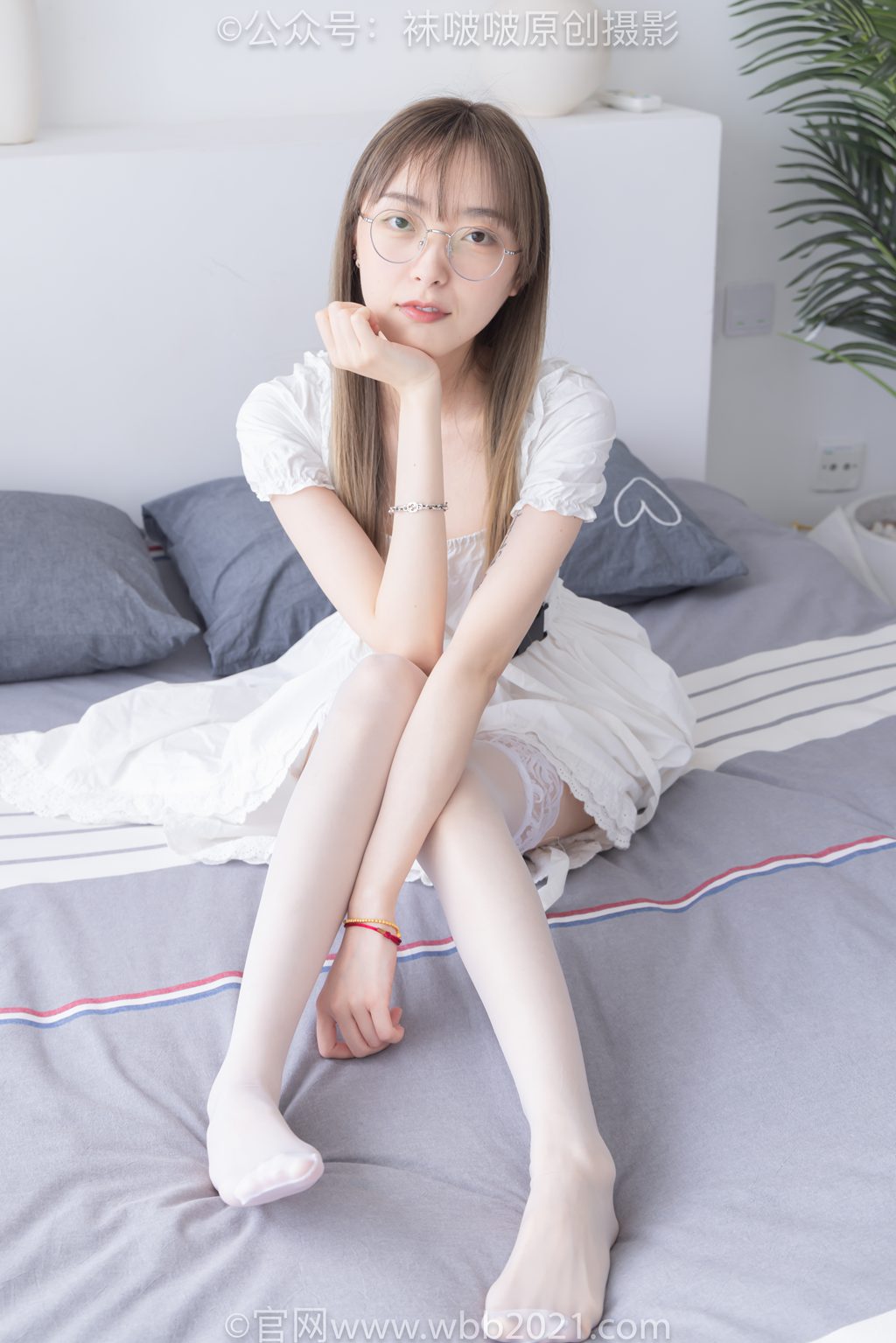 [BoBoSocks袜啵啵] NO.571 稚予-高跟鞋、薄肉丝、大腿薄白丝 [140P/1V/5.36GB] 年费专享-第1张