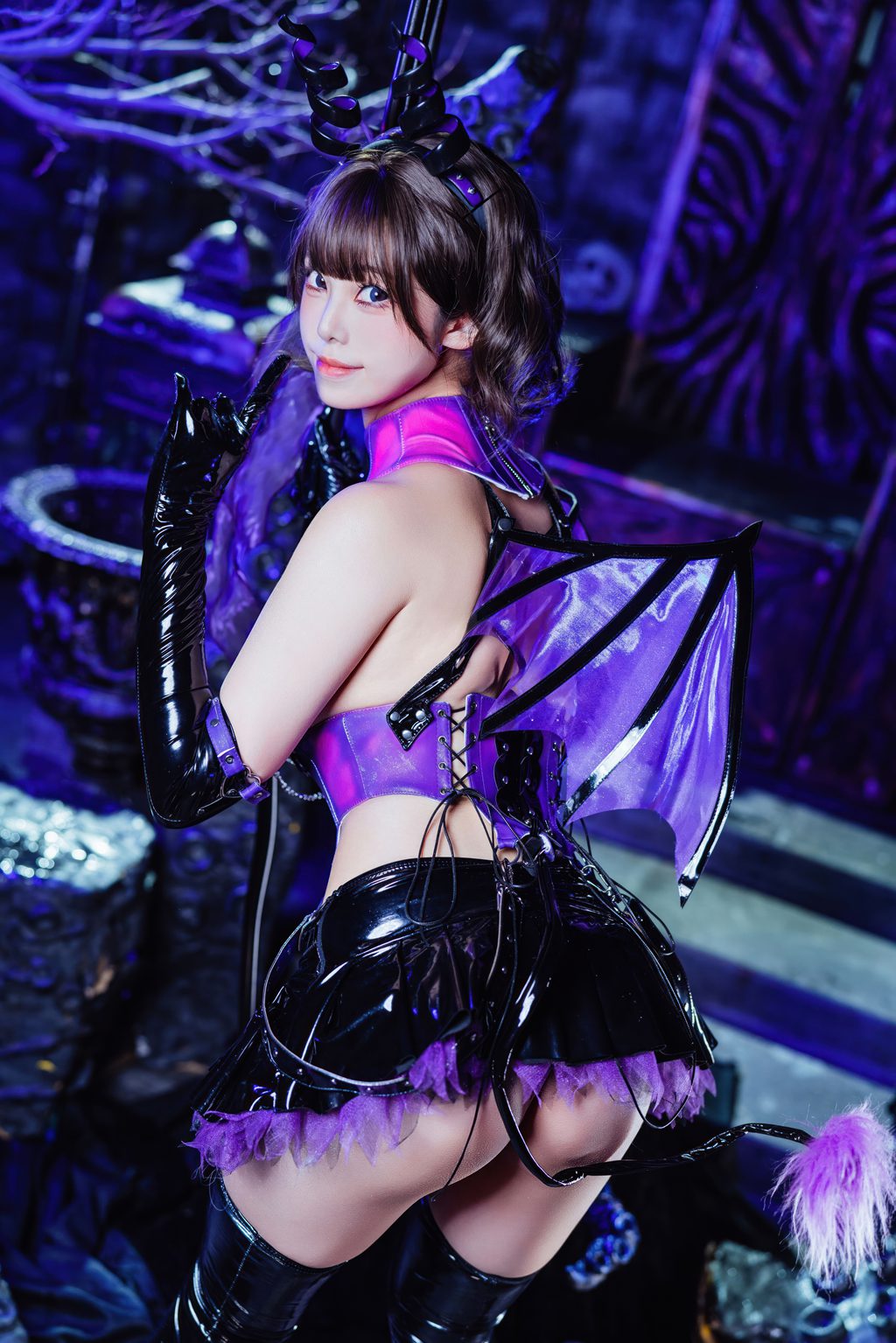 知名动漫博主@蜜汁猫裘 触手魅魔 [85P/2V/3.61G] 网红写真-第1张