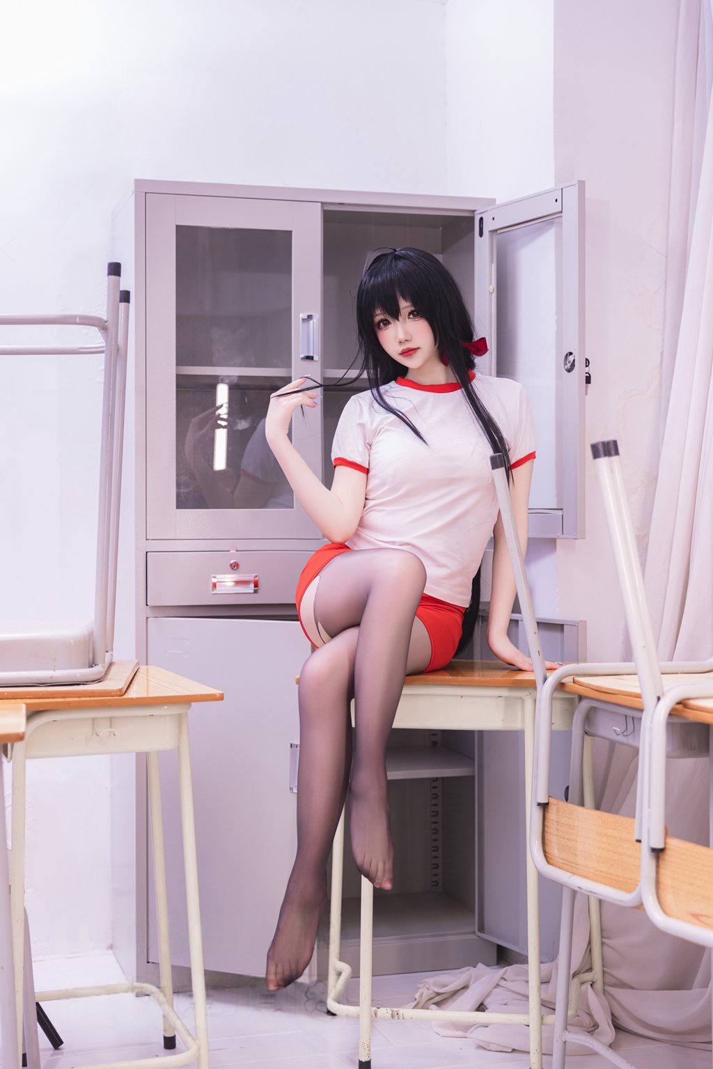 知名动漫博主@雪晴Astra 碧蓝航线 大凤 体操服 [56P/546MB] 网红写真-第1张