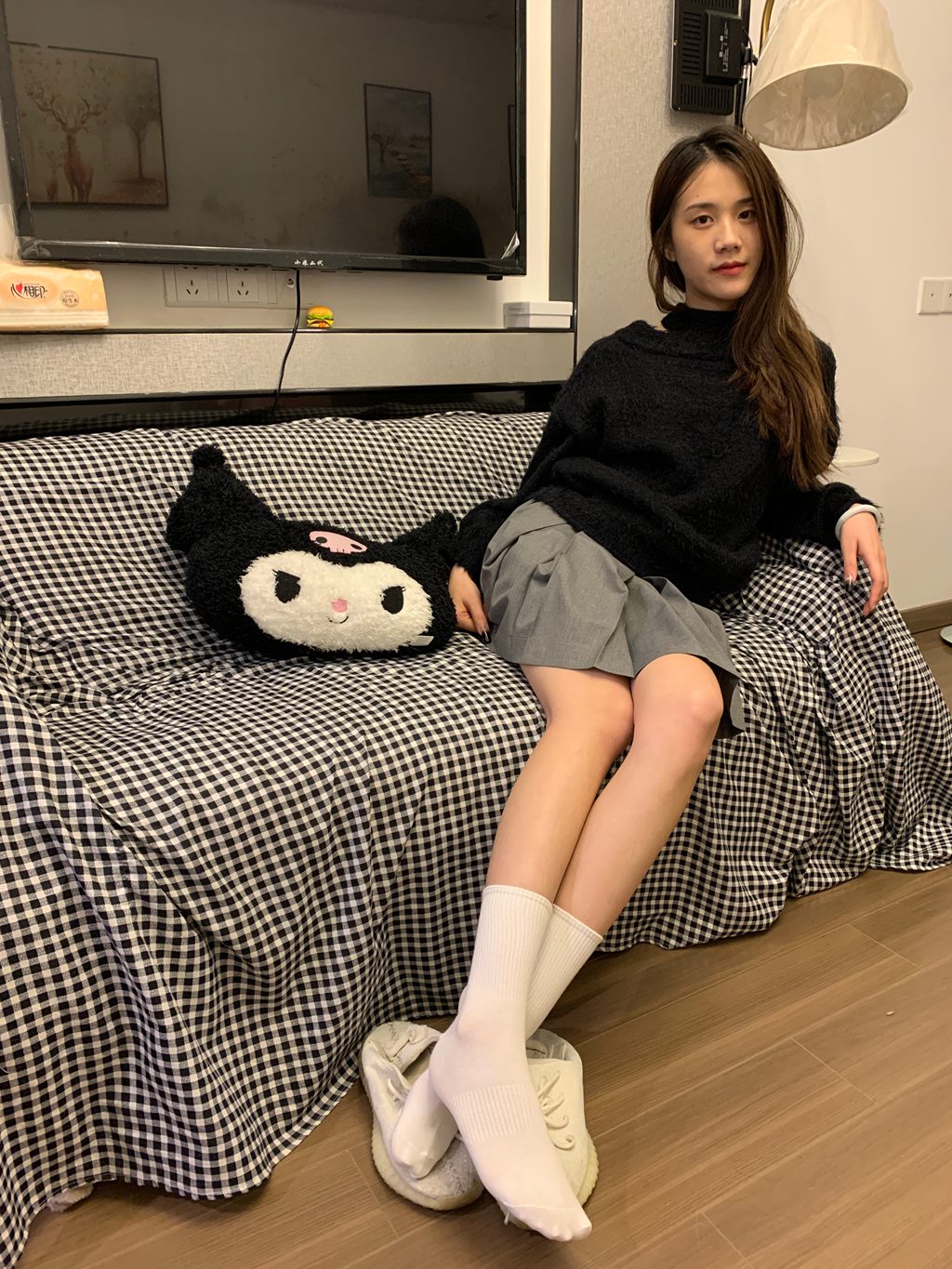 织梦映像 NO.002-双芝竞秀-妮白袜椰子鞋[74P/1V/1.5GB] 单购-第1张