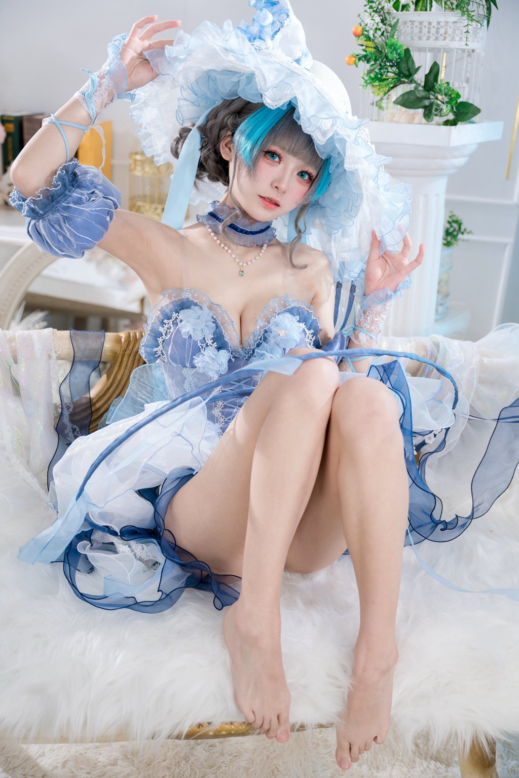 人气Coser@九柒喵 柴郡 冰雪 废稿 (碧蓝航线) [32P/166MB] 网红写真-第4张