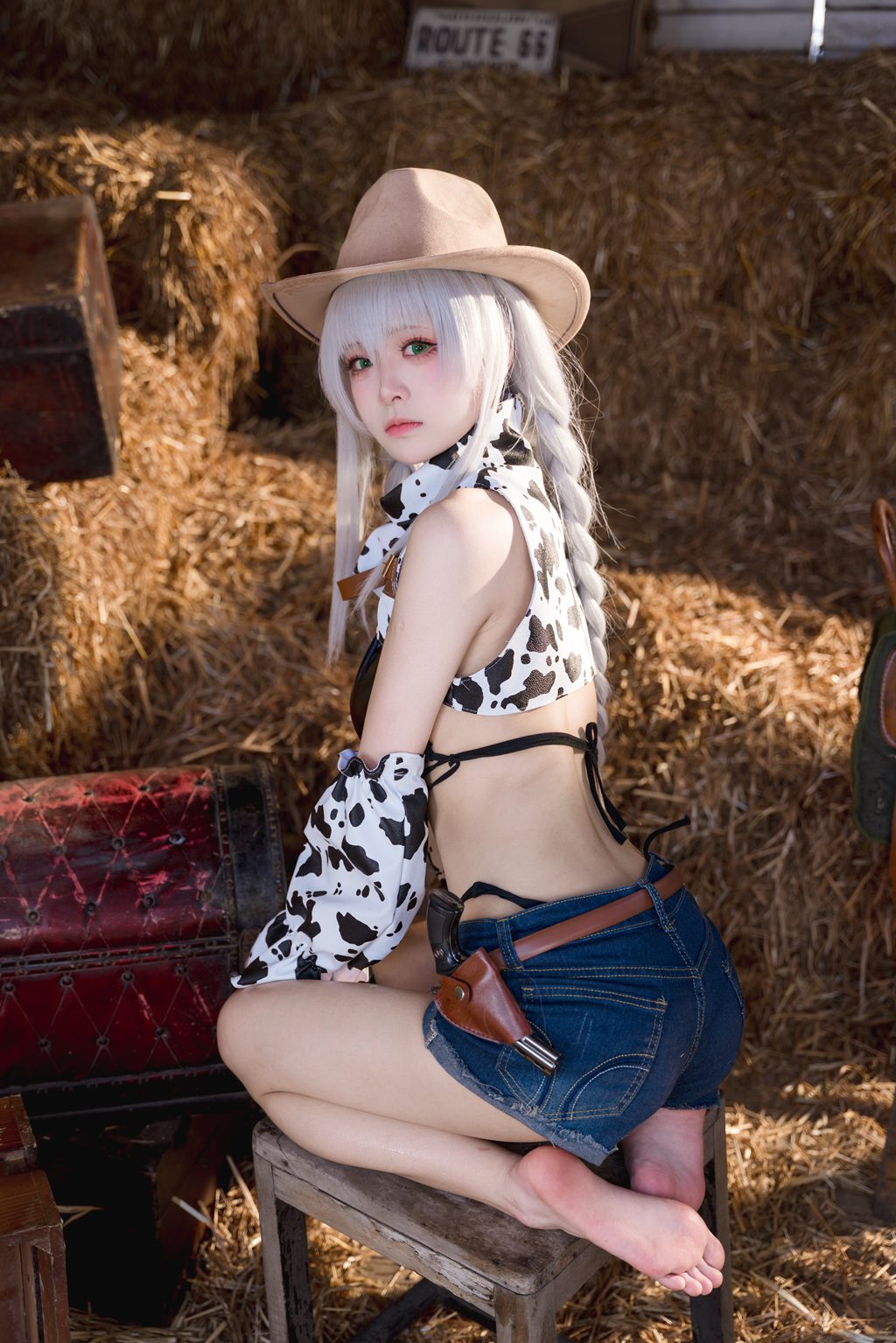 人气Coser@九柒喵 法戈 纯白热潮 (碧蓝航线)[53P-467.8M] 网红写真-第4张