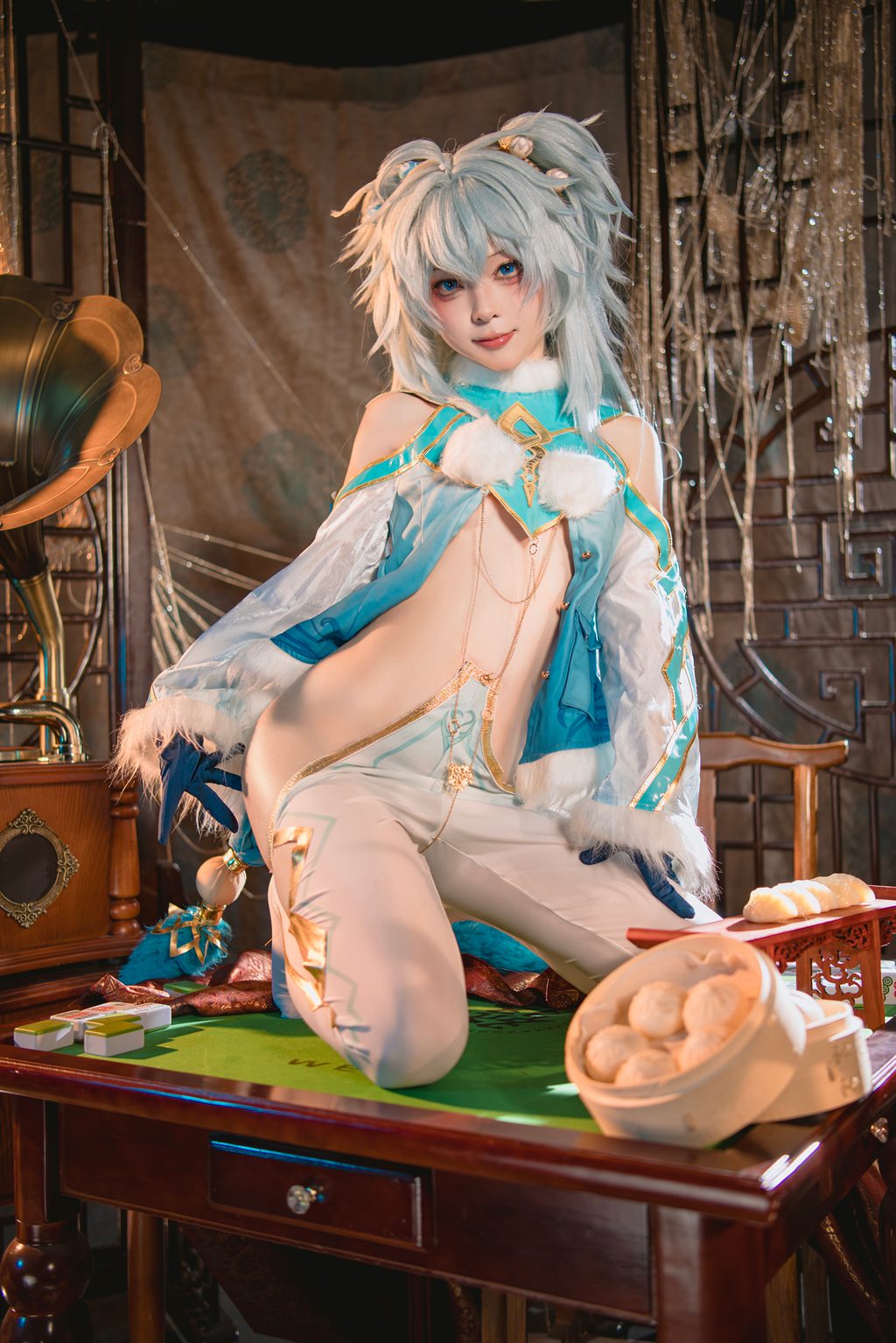 网紅Coser@矢量鱼 –少女前线云图计划 芙洛伦 [31P-365MB] 网红写真-第4张