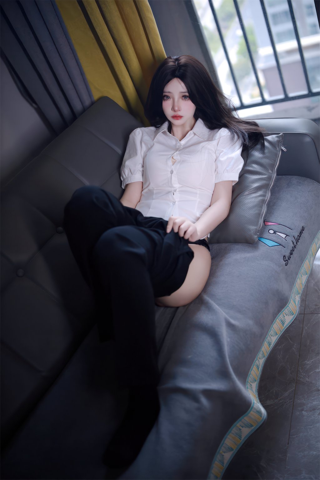 网紅Coser@疯猫ss 少女衣橱 西装裤 [41P/285MB] 网红写真-第4张