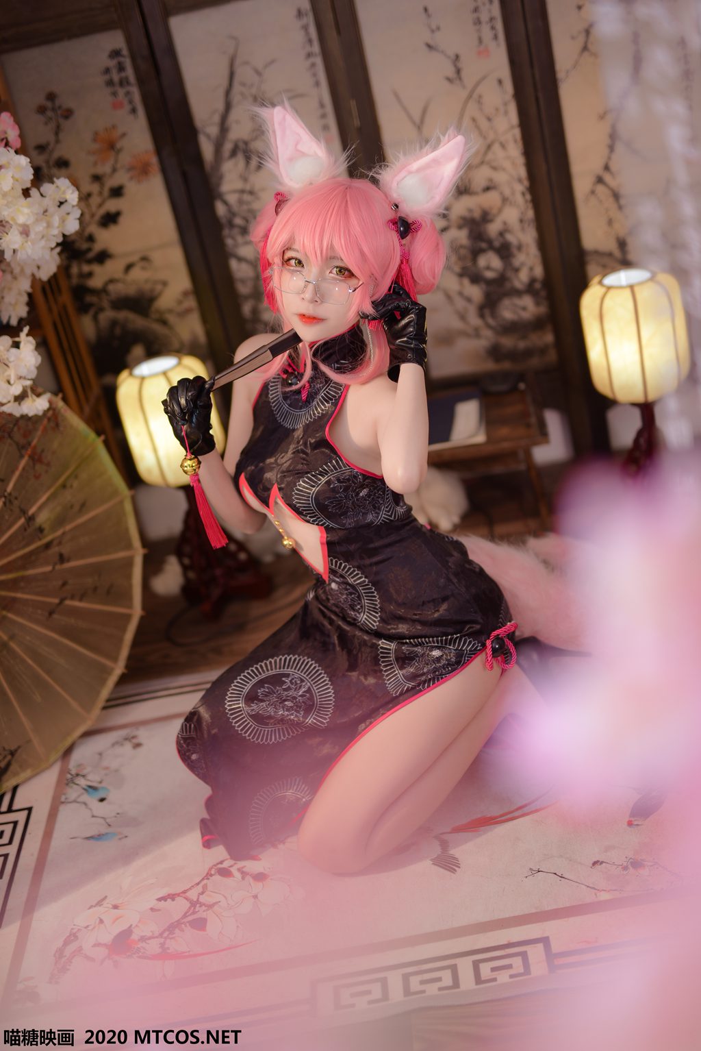 喵糖映画少女  HML.002 旗袍狐耳[32P／829MB] 其它写真-第4张