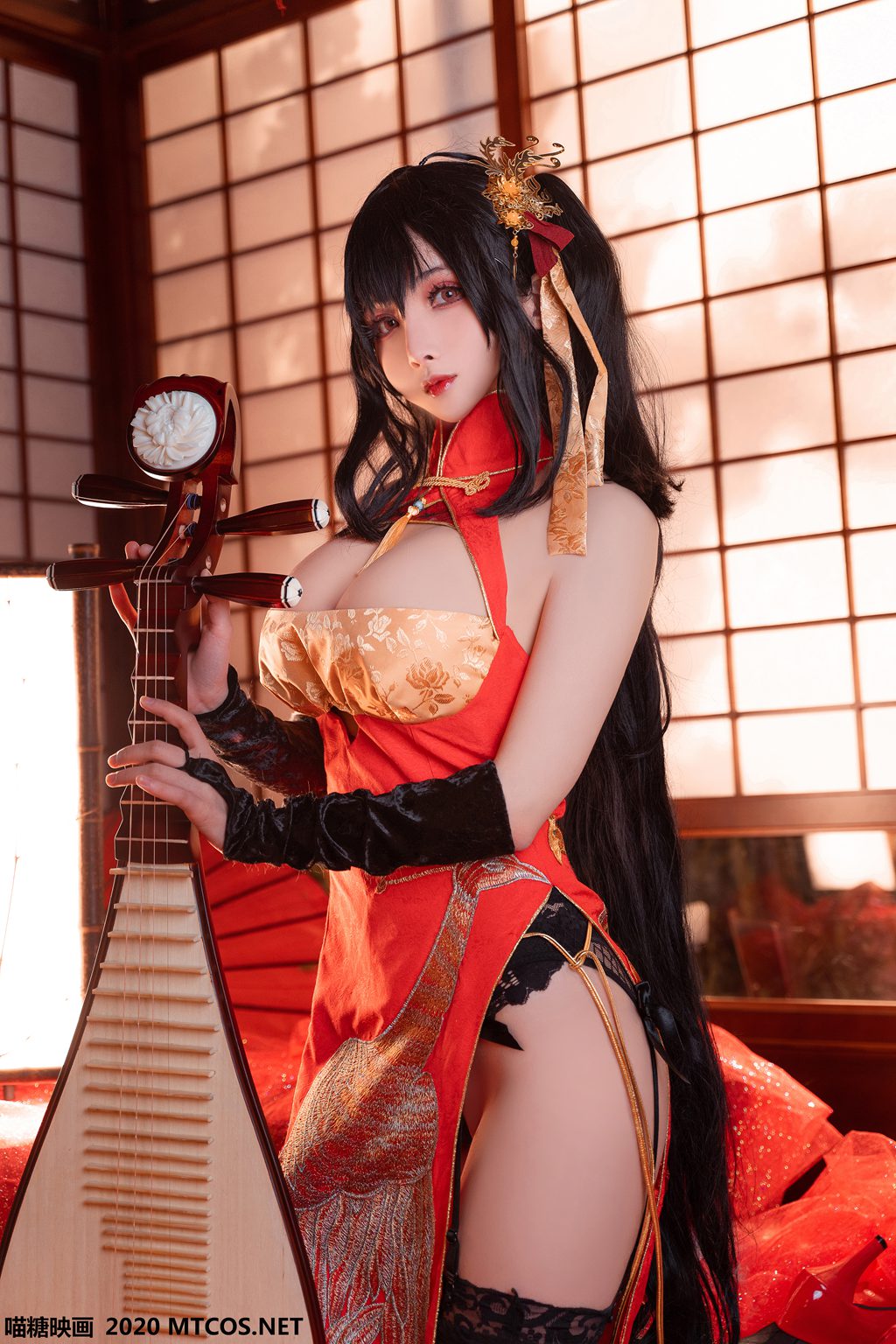 喵糖映画少女 HML.003 大凤旗袍[30P／562MB] 其它写真-第4张