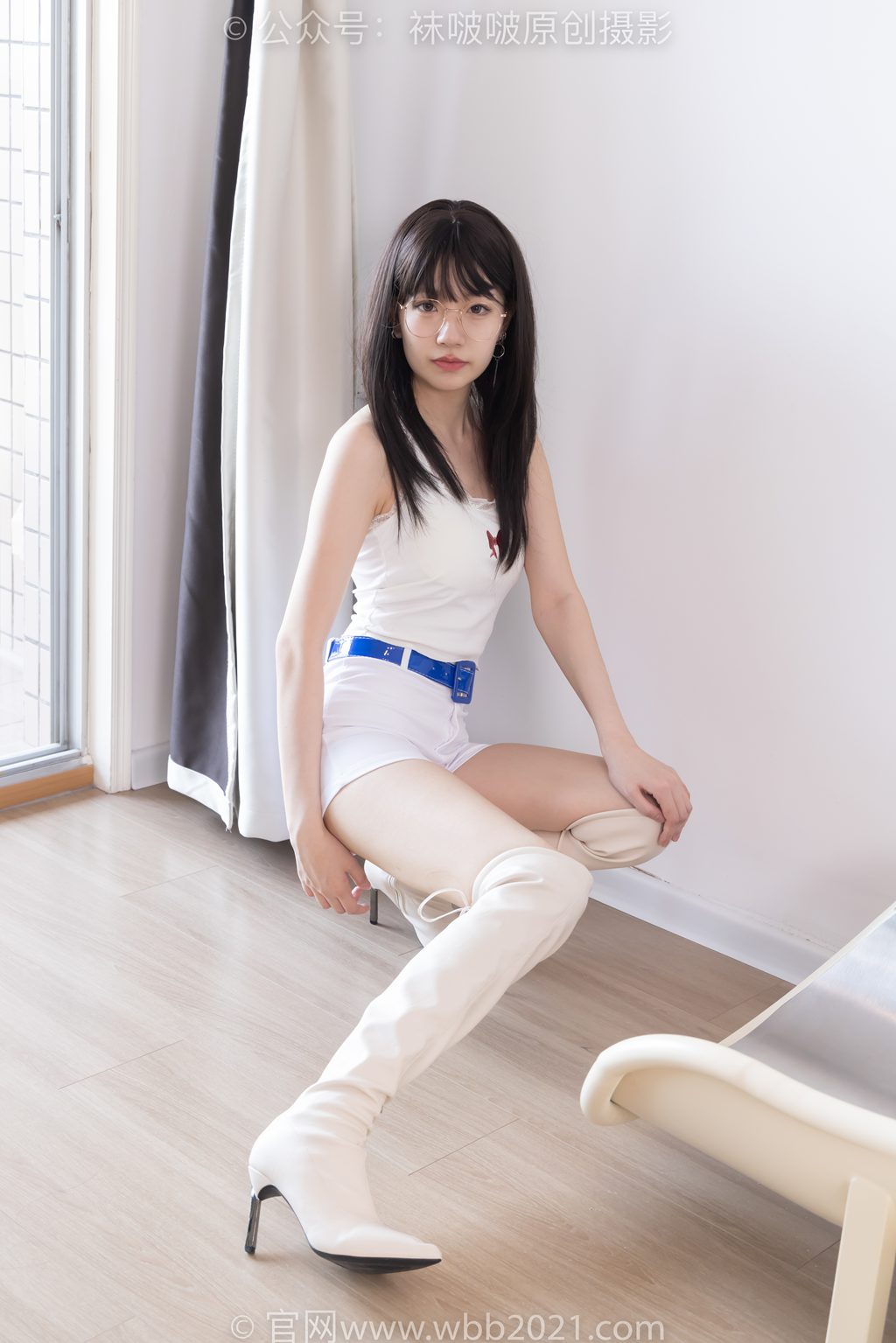 [BoBoSocks袜啵啵] NO.581 小甜豆-高跟长靴、薄肉丝（脚尖透明款）[200P/1V/5.18G] 年费专享-第4张