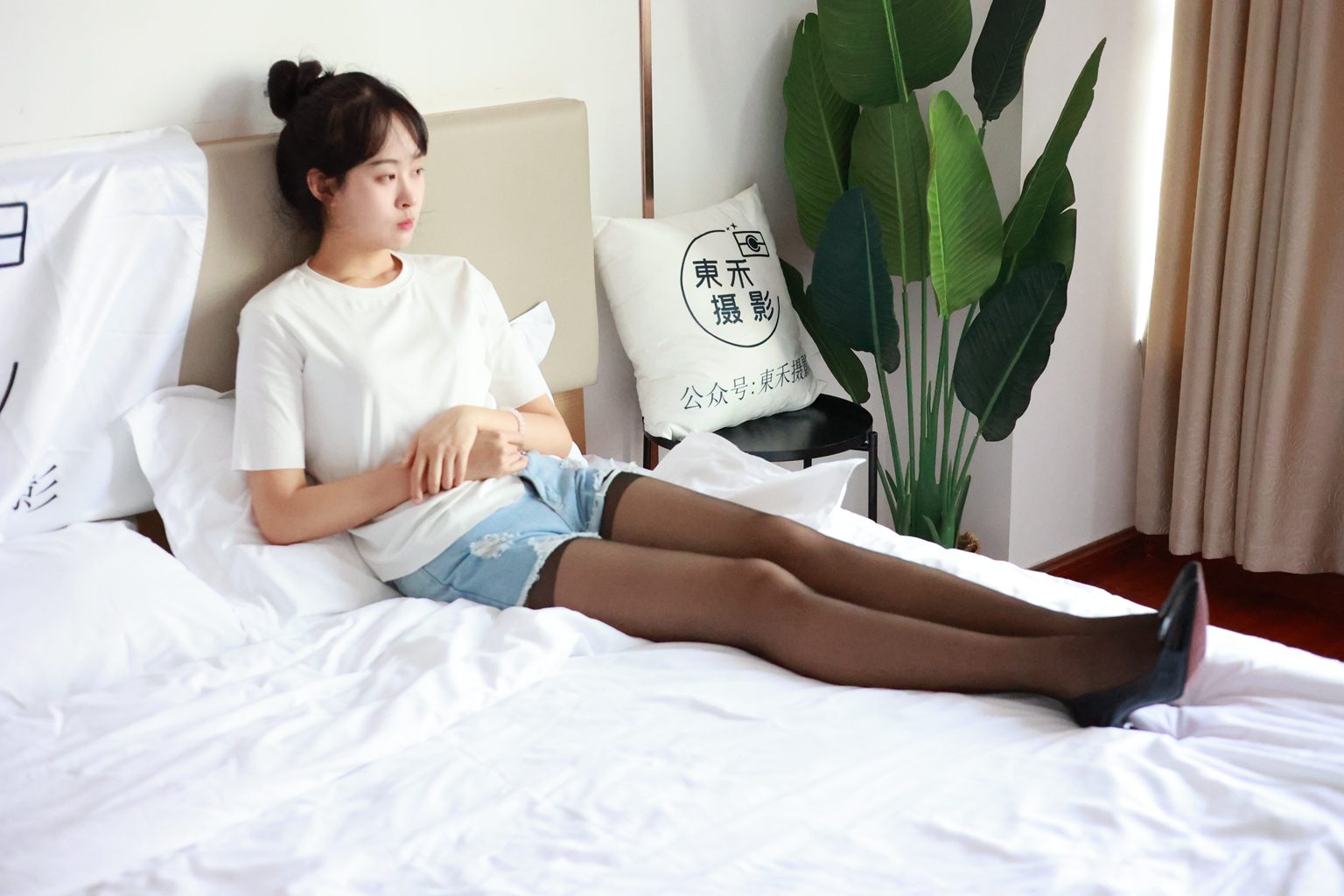 三禾摄影 NO.012 牛仔热裤 高跟 长丝 [208P/1.22GB] 三禾摄影-第4张