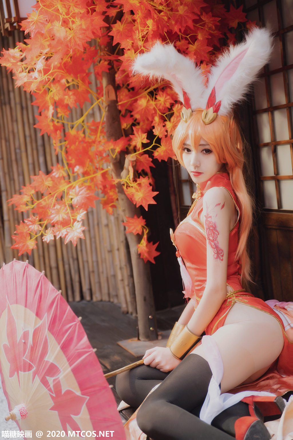 喵糖映画少女  HML.022 公孙离旗袍[20P／109M] 其它写真-第4张