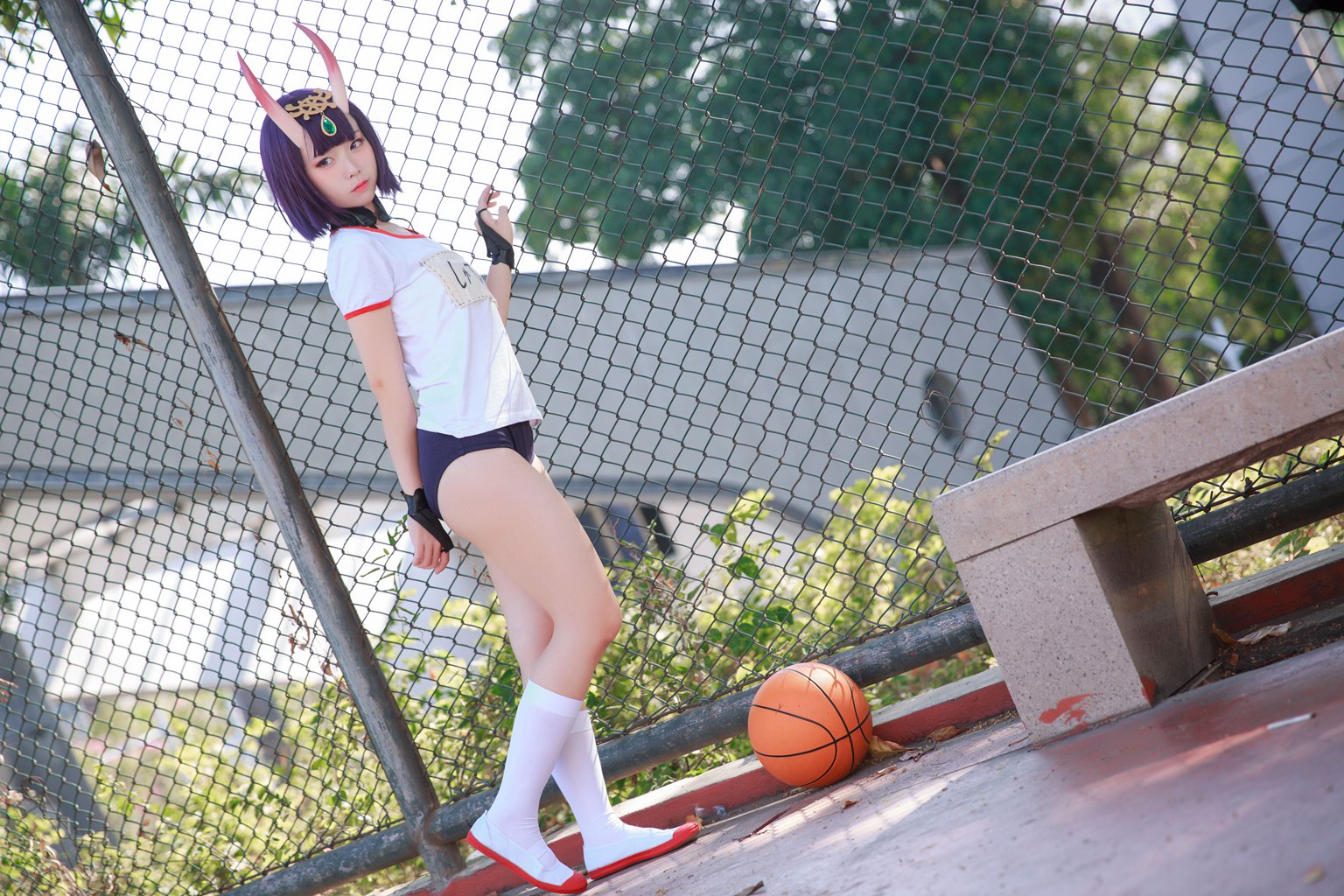 动漫博主@切切celia 酒吞体操服 [18P-42MB] 网红写真-第4张